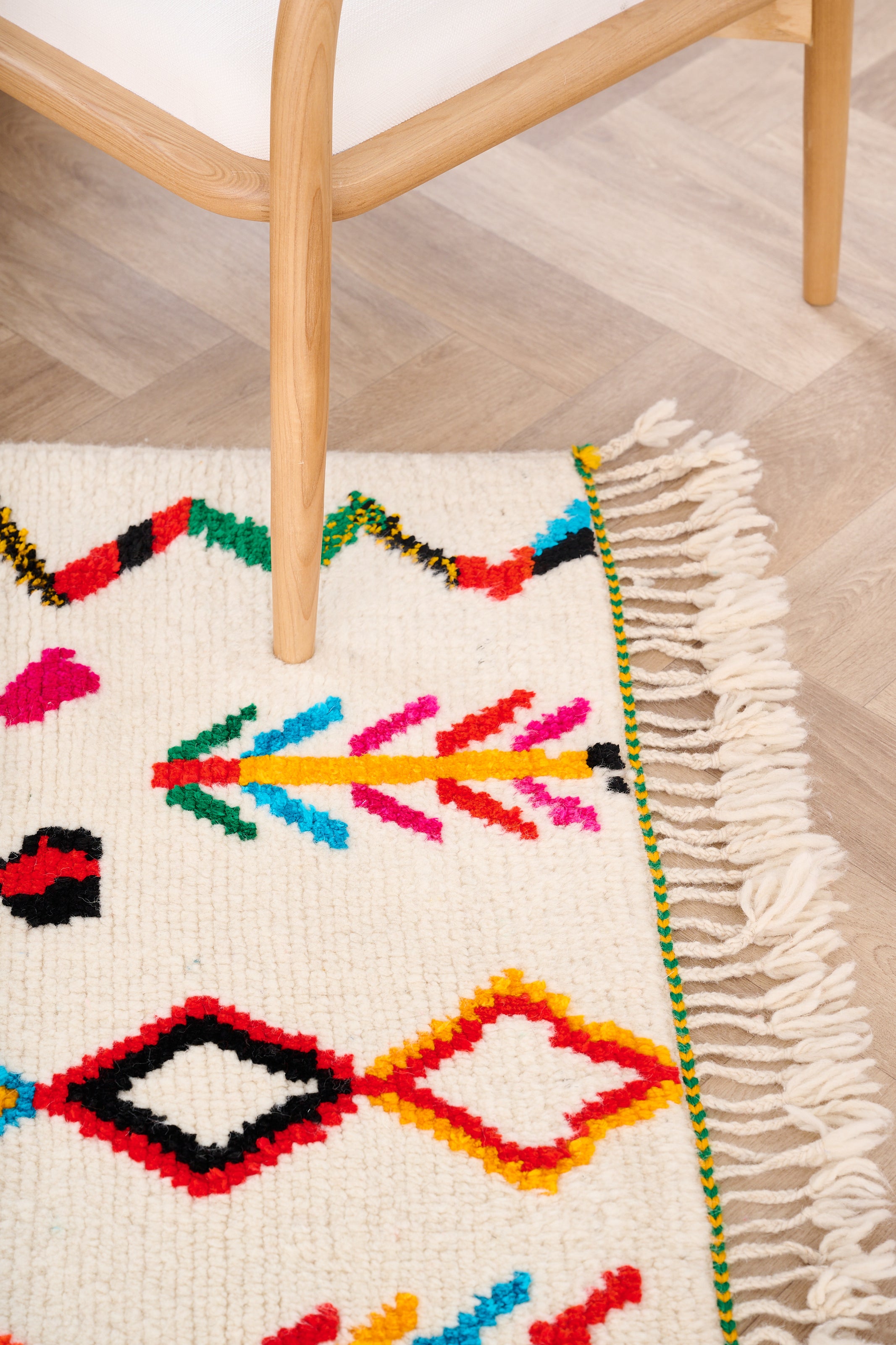 Colorful Berber rug 108 x 168 cm - n°1079