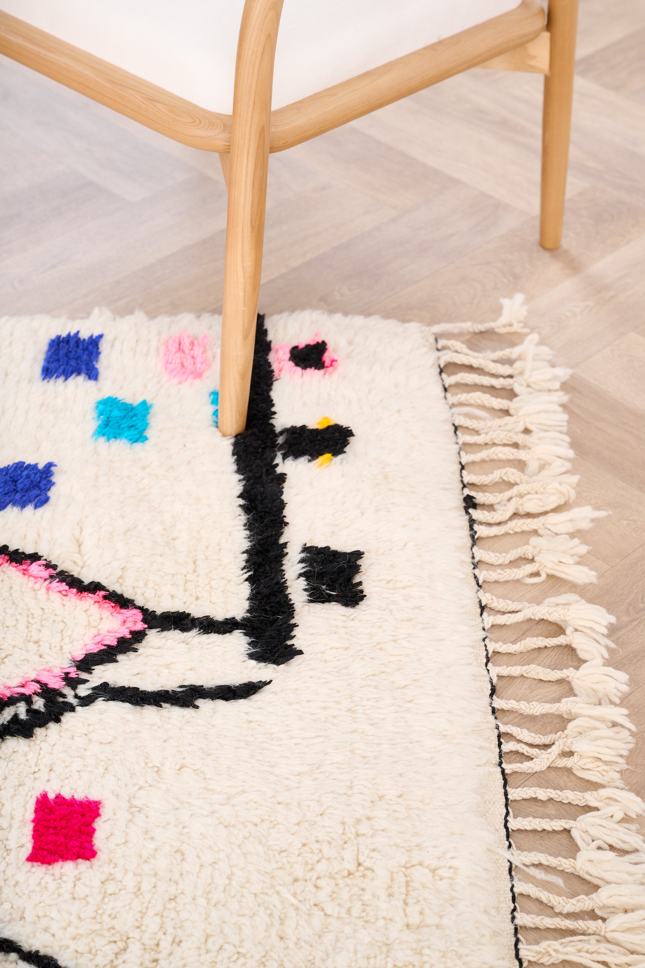 Colorful runner rug 90 x 248 cm - n°1382