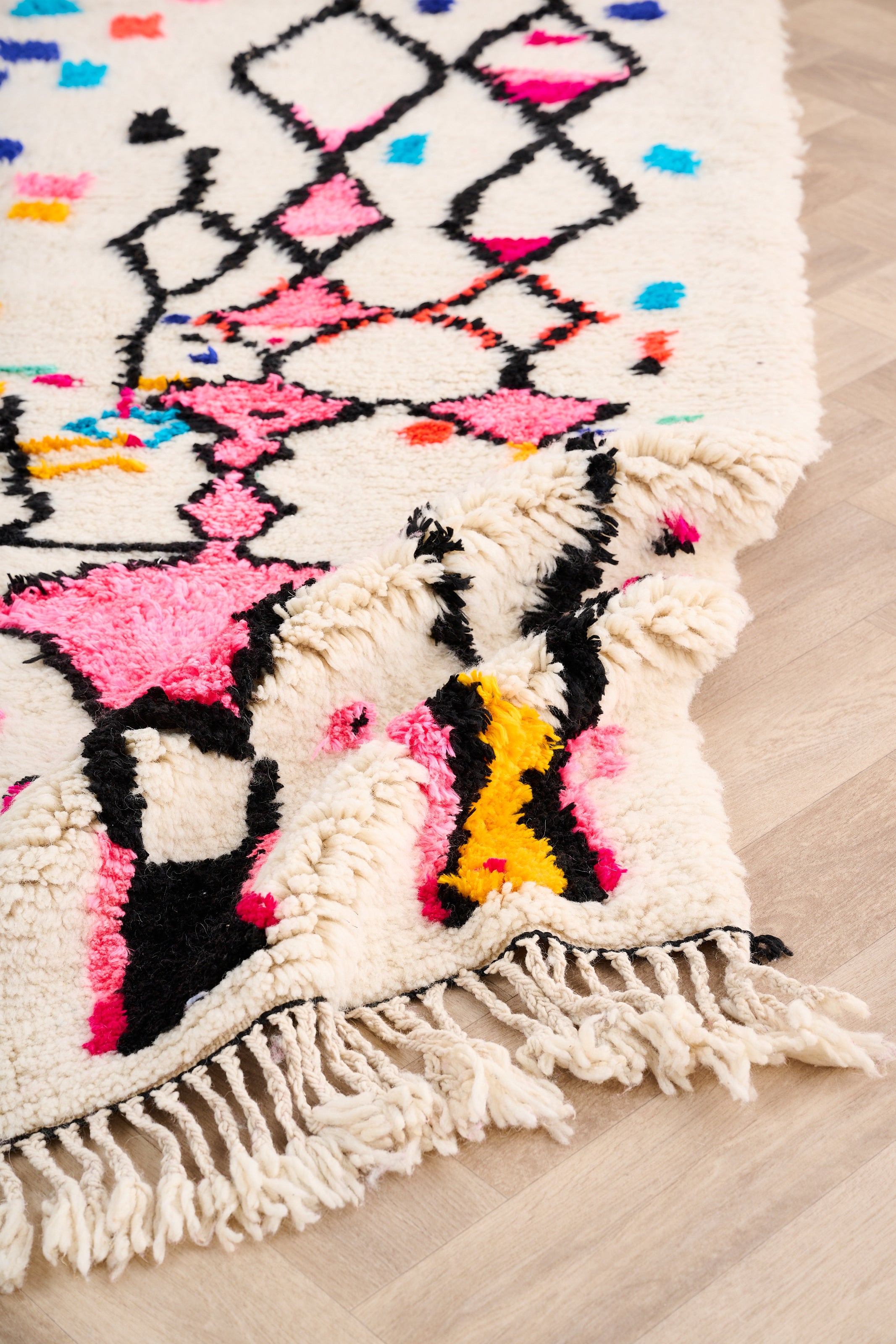 Colorful runner rug 90 x 248 cm - n°1382