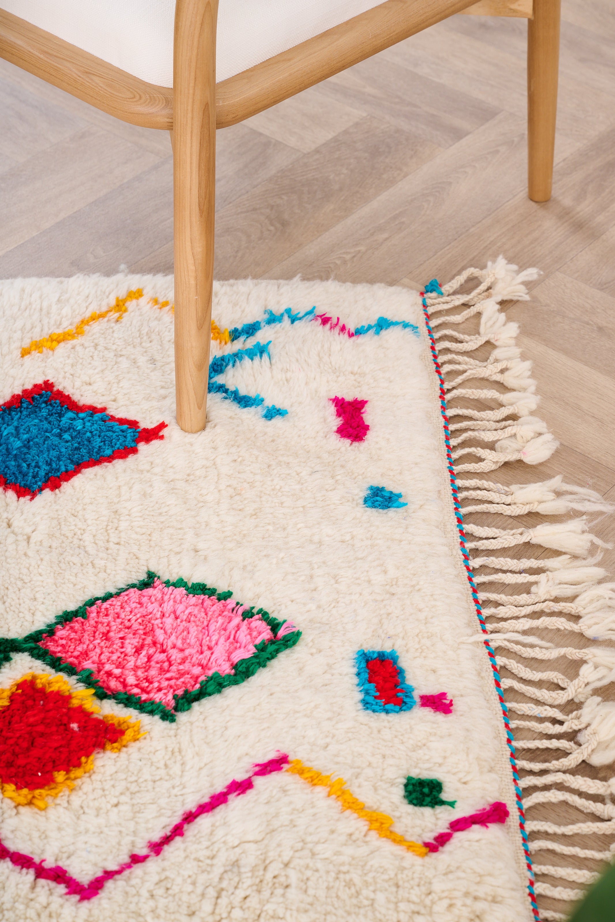 Colorful runner rug 84 x 268 cm - n°1483