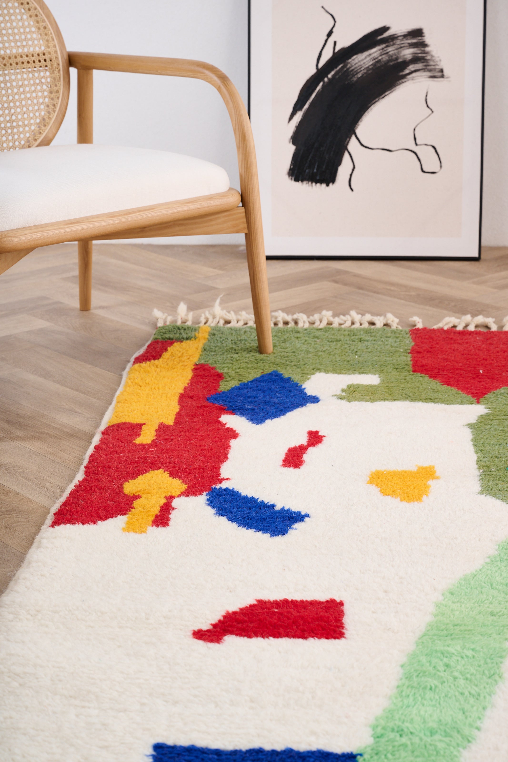 Colorful runner rug 87 x 278 cm - n°1513