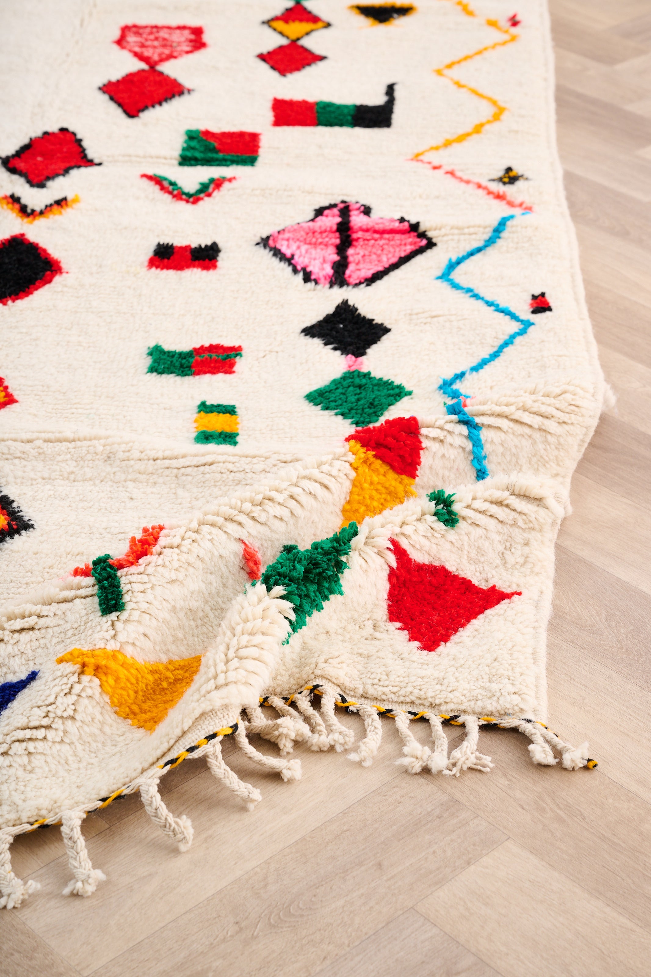 Colorful Berber rug 153 x 273 cm - n°1534