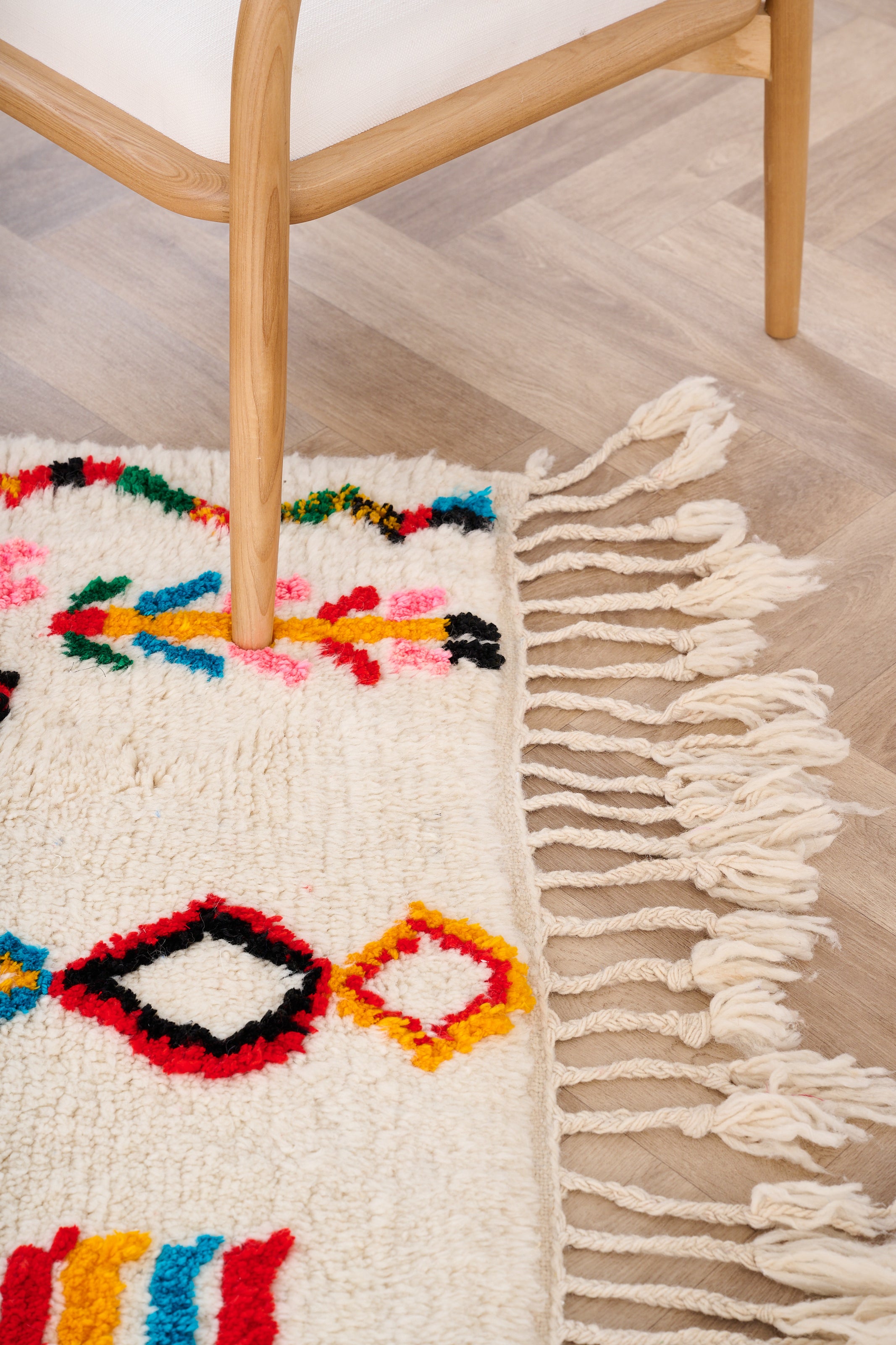 Colorful Berber rug 102 x 161 cm - n°1547