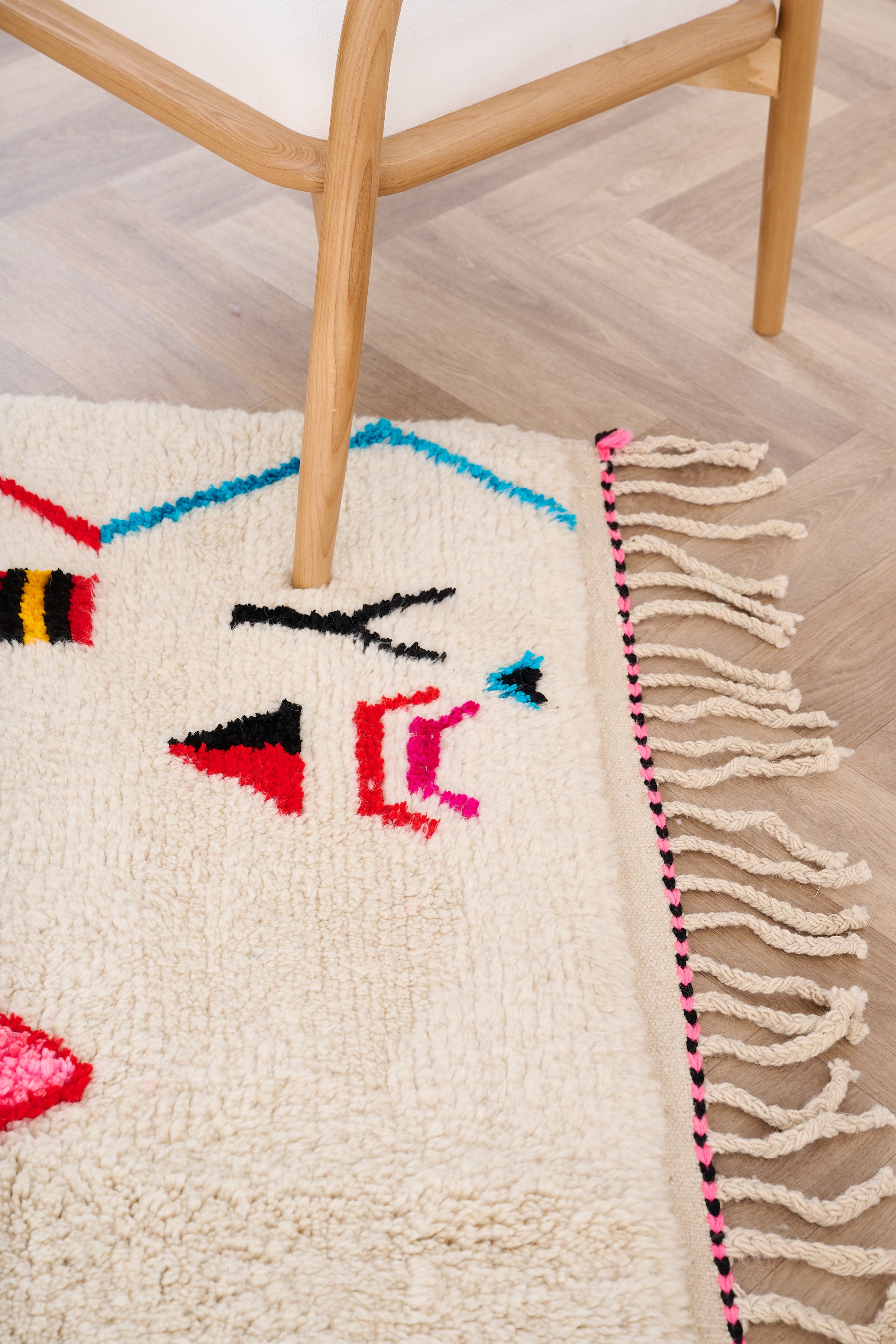 Colorful Berber rug 155 x 260 cm - n°1553