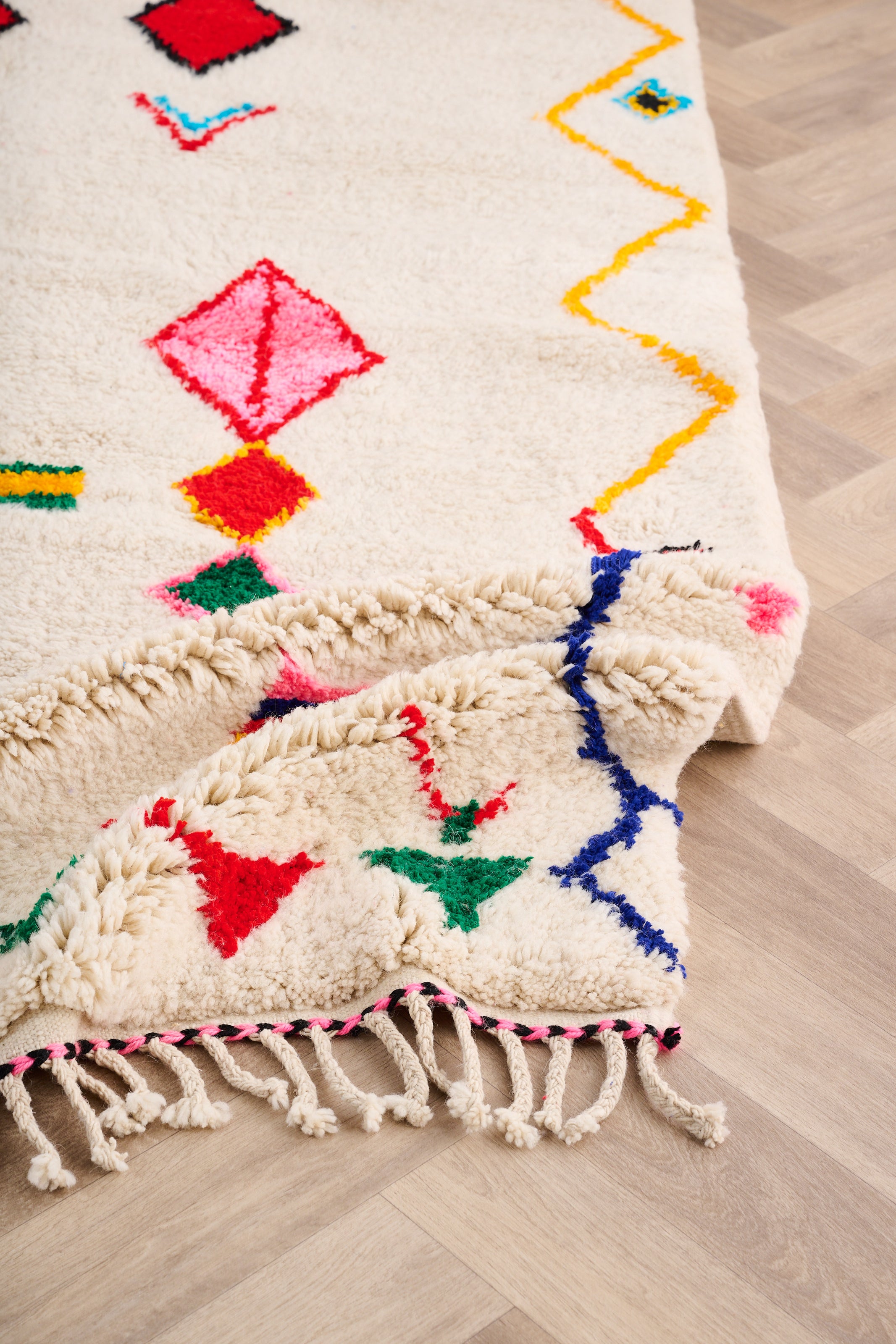 Colorful Berber rug 155 x 260 cm - n°1553