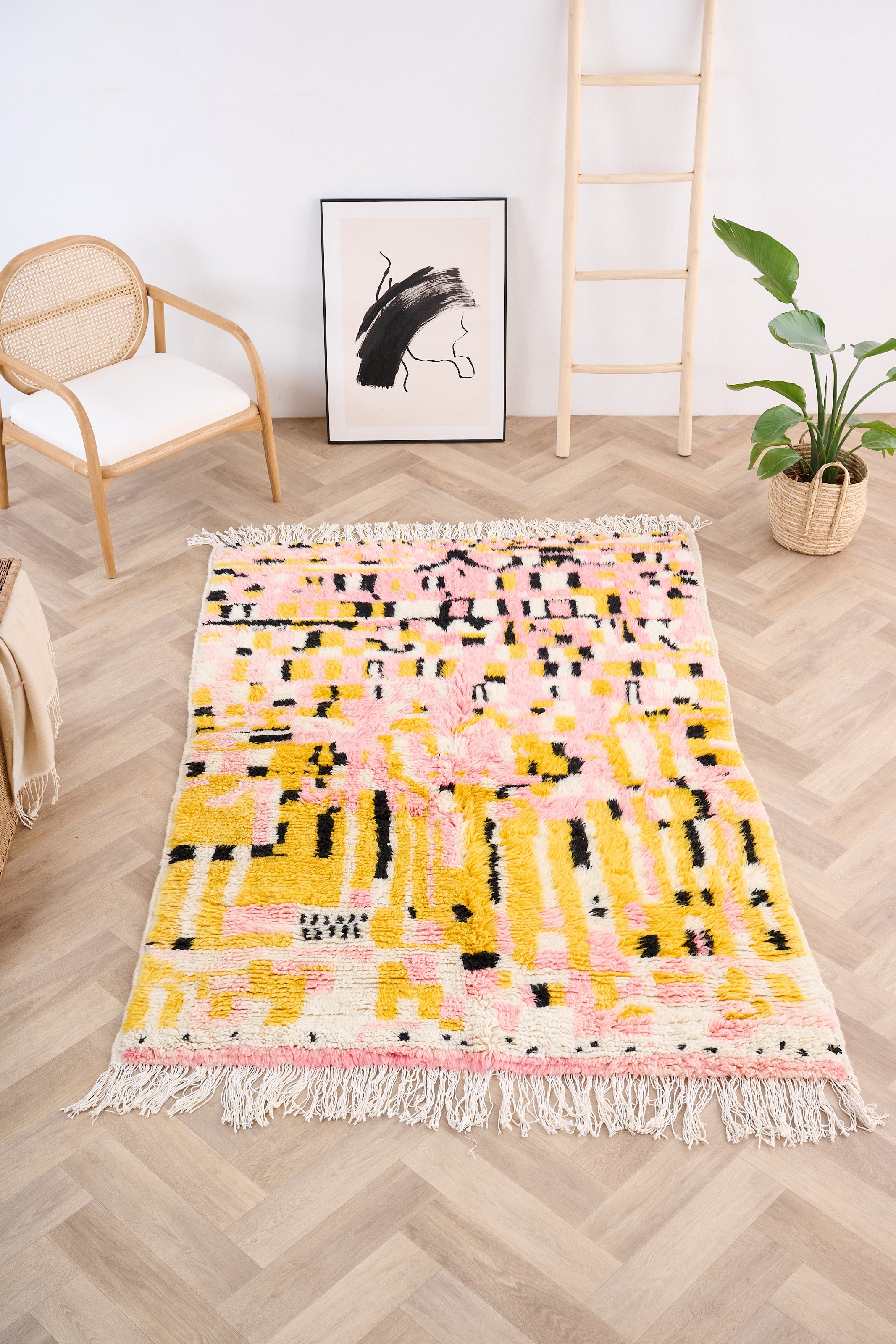 Tapis berbère coloré 142 x 232 cm - n°1609