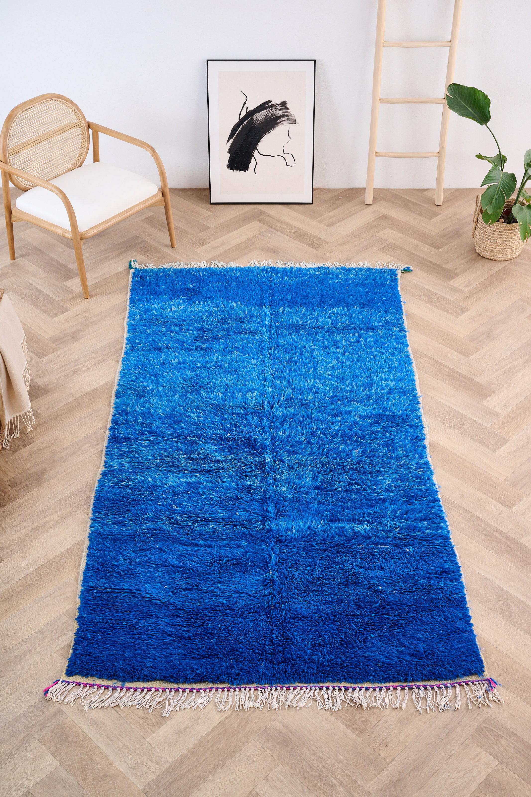 Tapis berbère coloré 137 x 263 cm - n°1649