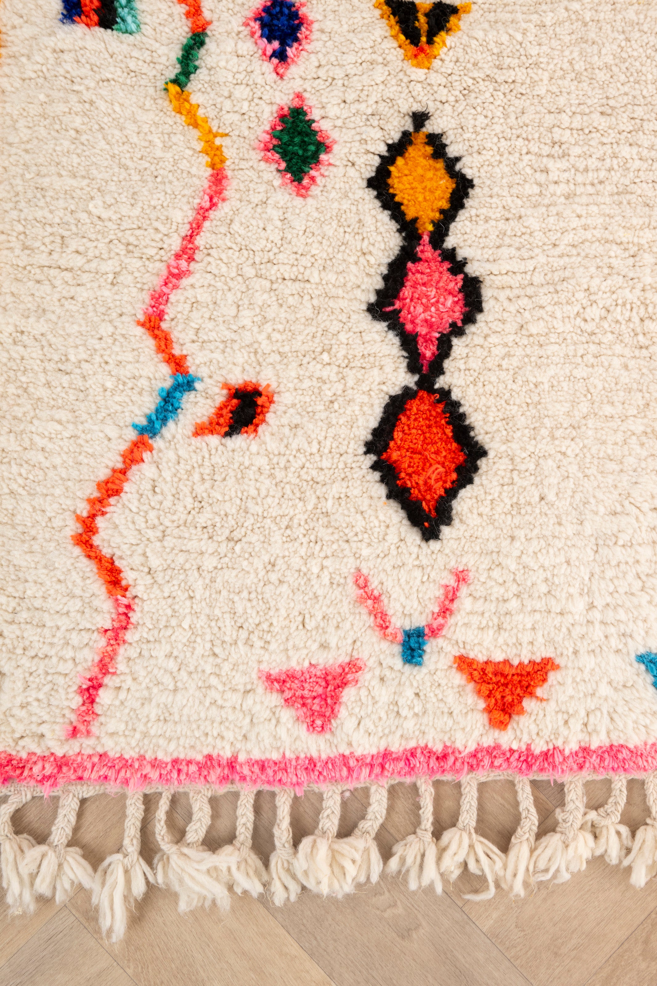 Colorful Berber rug 158 x 206 cm - n°1573