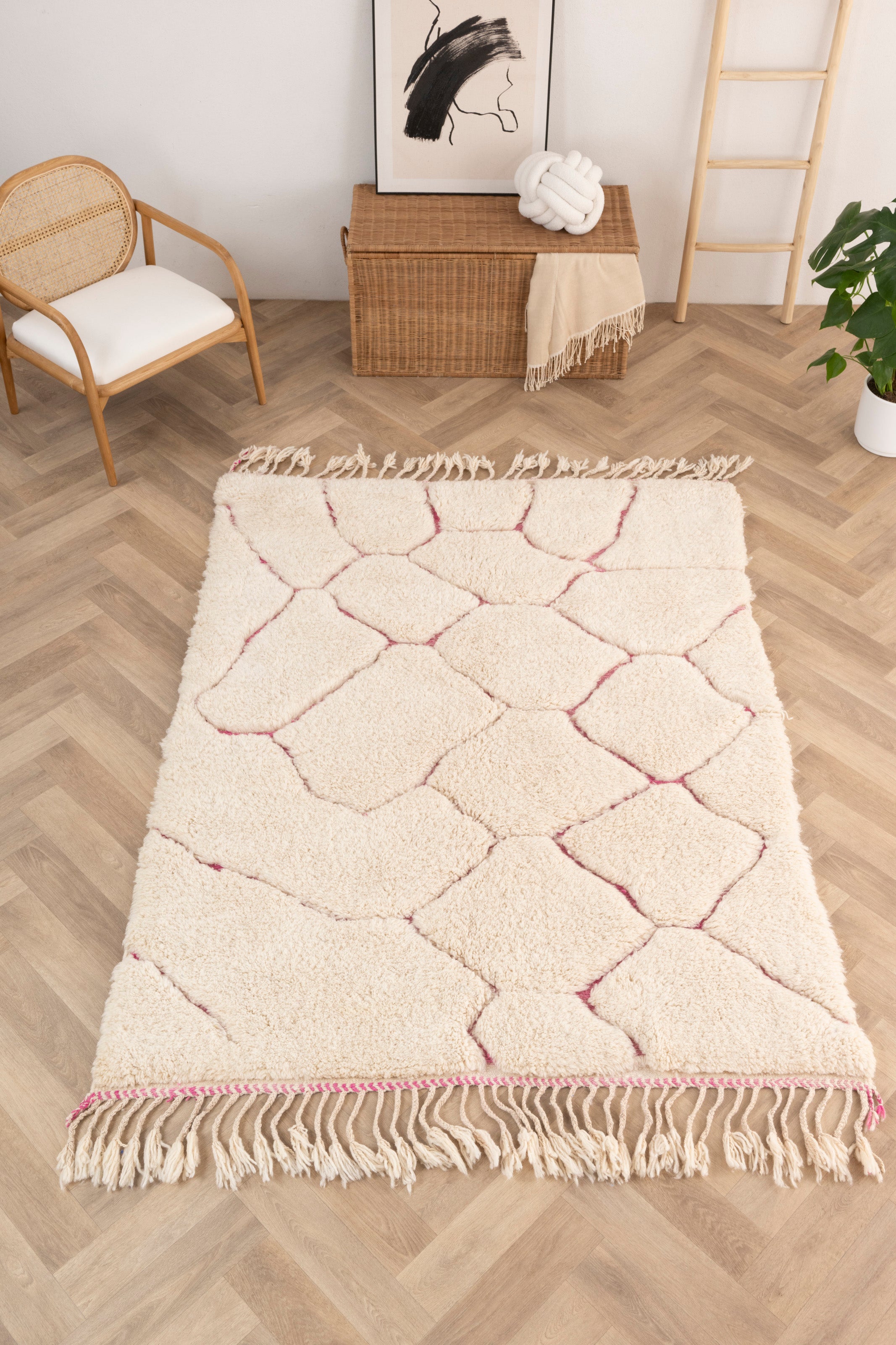 Tapis Beni Ouarain 163 x 235 cm - n°1598