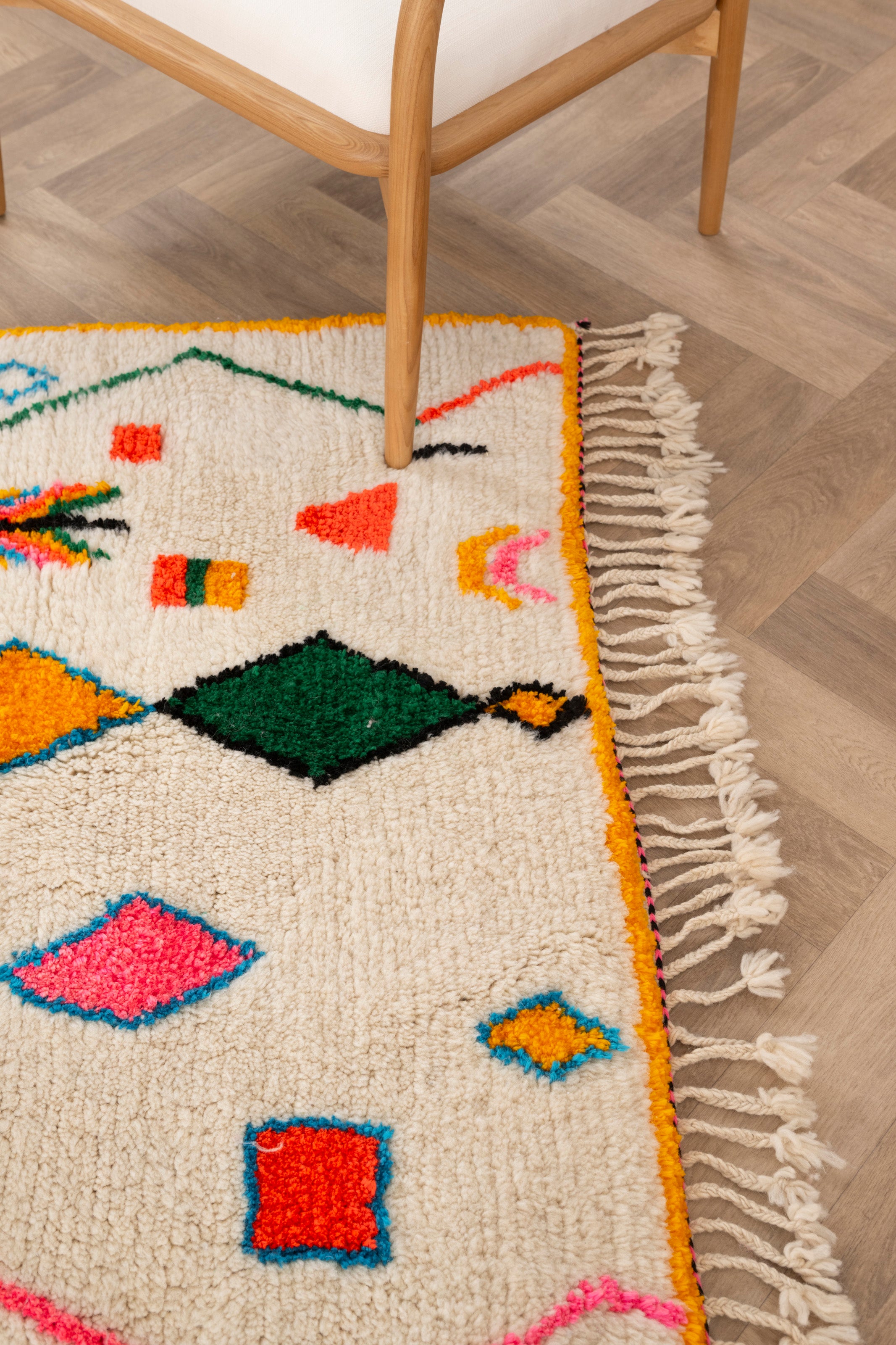 Colorful Berber rug 120 x 204 cm - n°1605