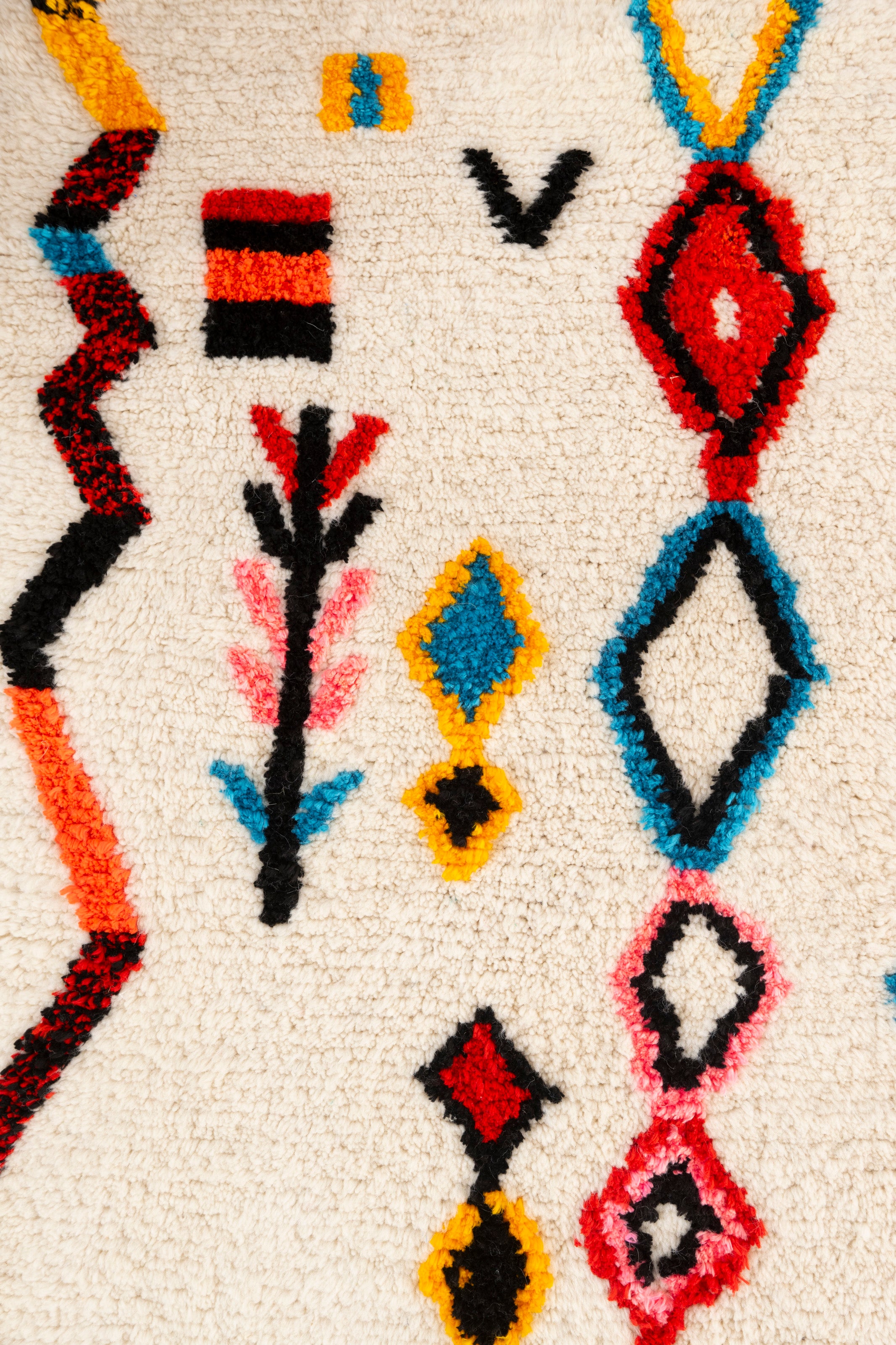 Colorful Berber rug 117 x 199 cm - n°1667