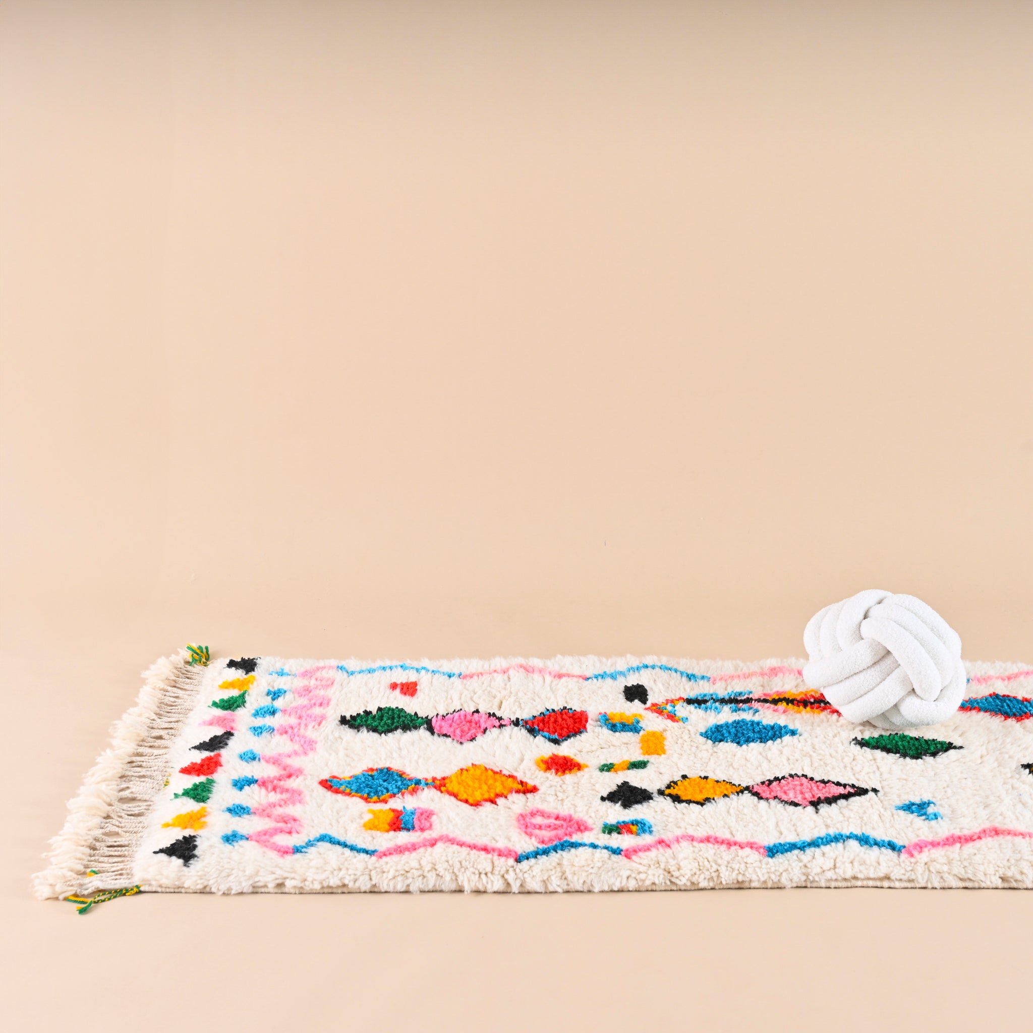 Bunter Berber-Flurteppich 88 x 252 cm – Nr. 1654