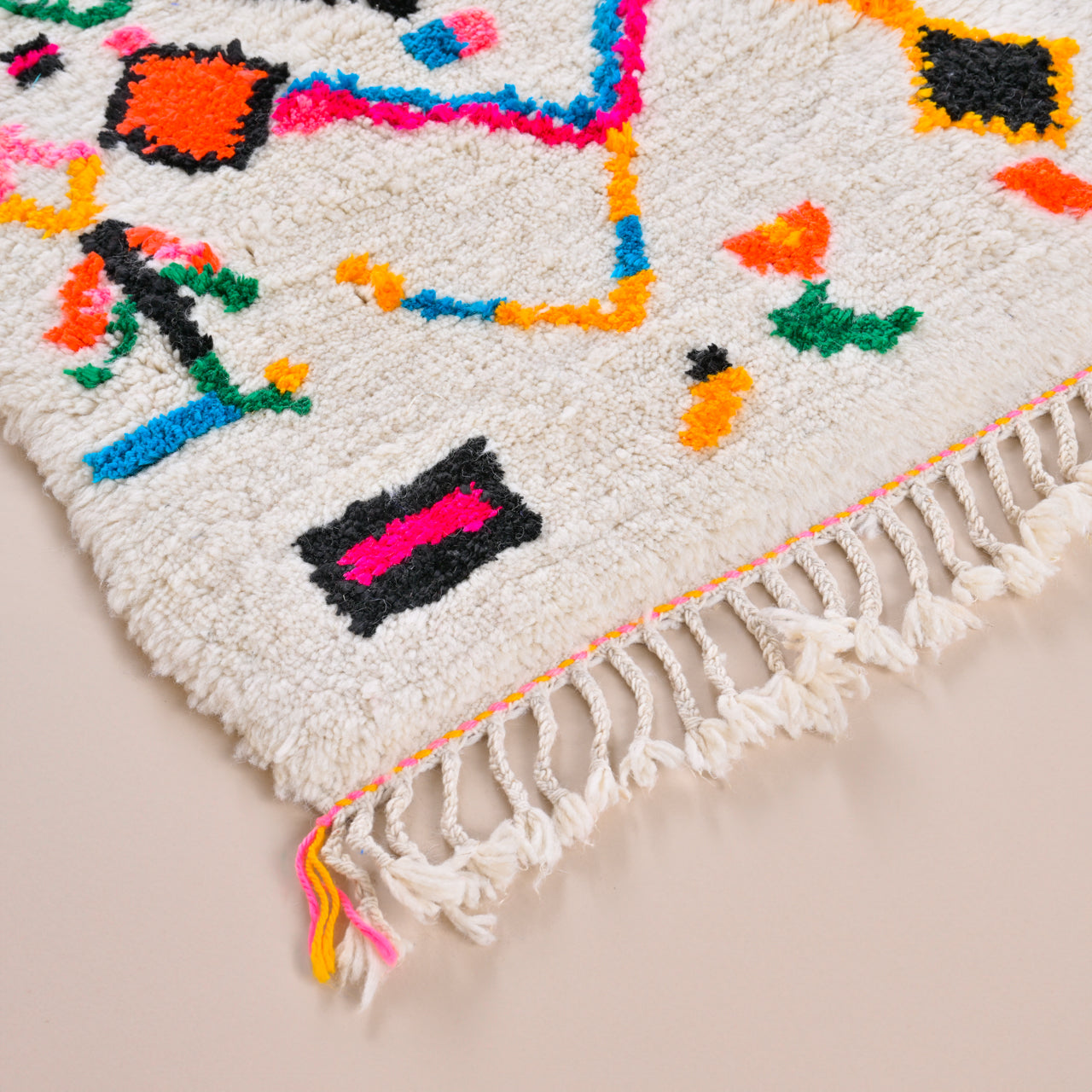 Colorful Berber hallway rug 88 x 263 cm - n°1870