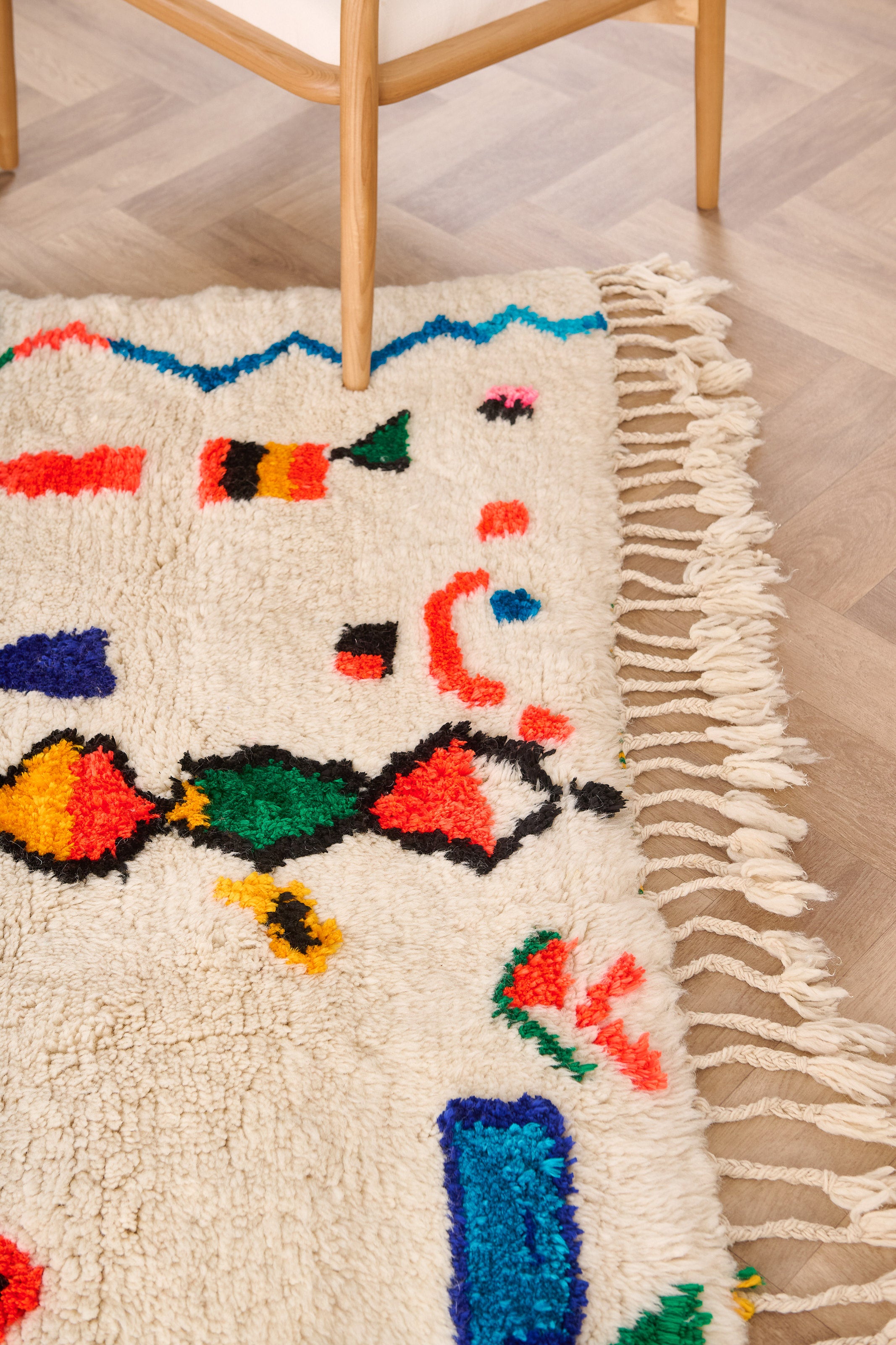 Colorful Berber rug 150 x 224 cm - n°1651