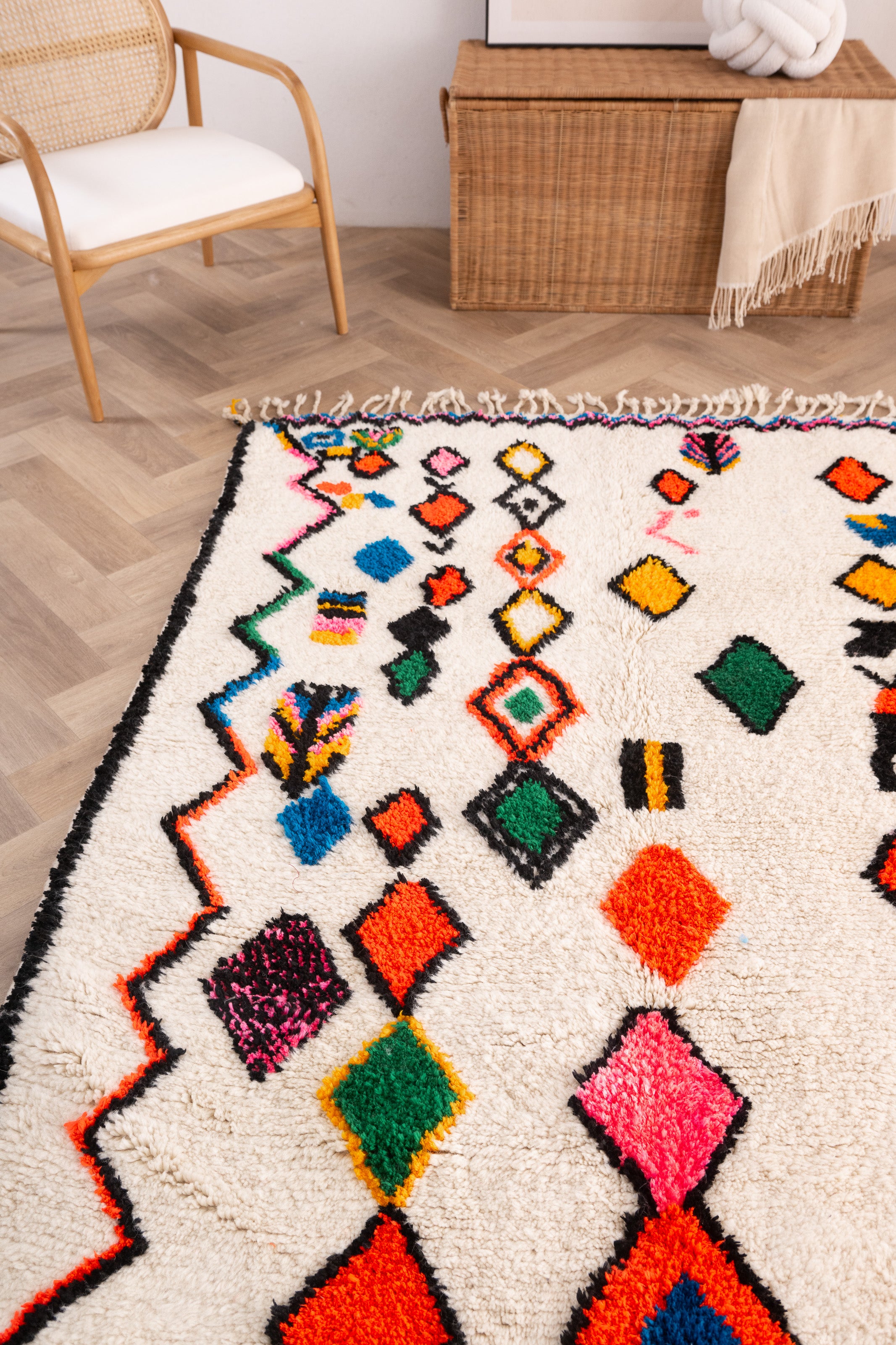 Colorful Berber rug 150 x 225 cm - n°1721