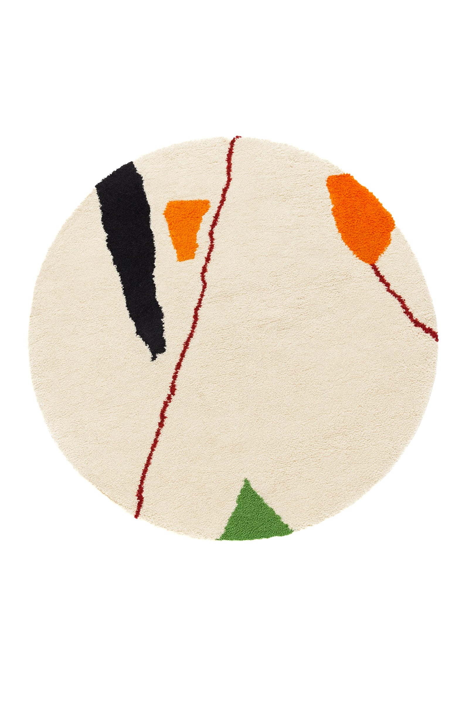 Tapis rond berbère coloré 140 cm - n°2