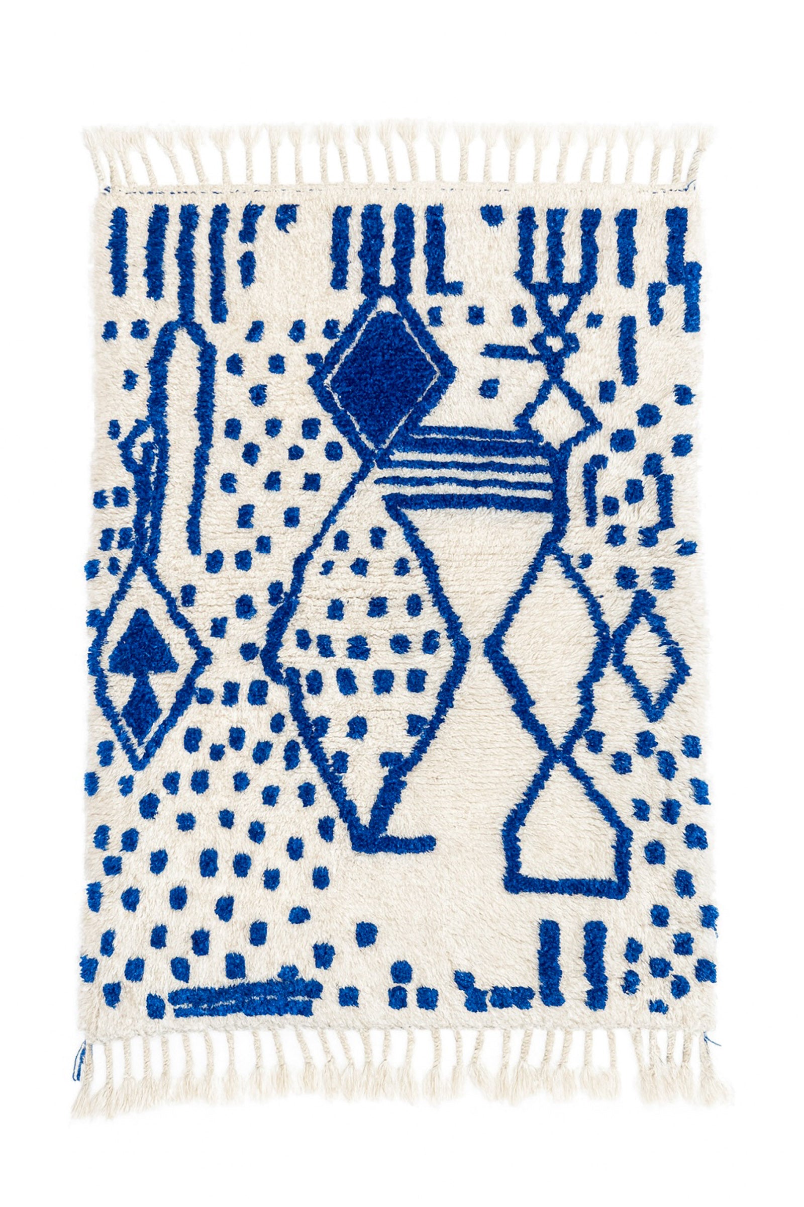 Bunter Berberteppich 108 x 172 cm - Nr. 2430