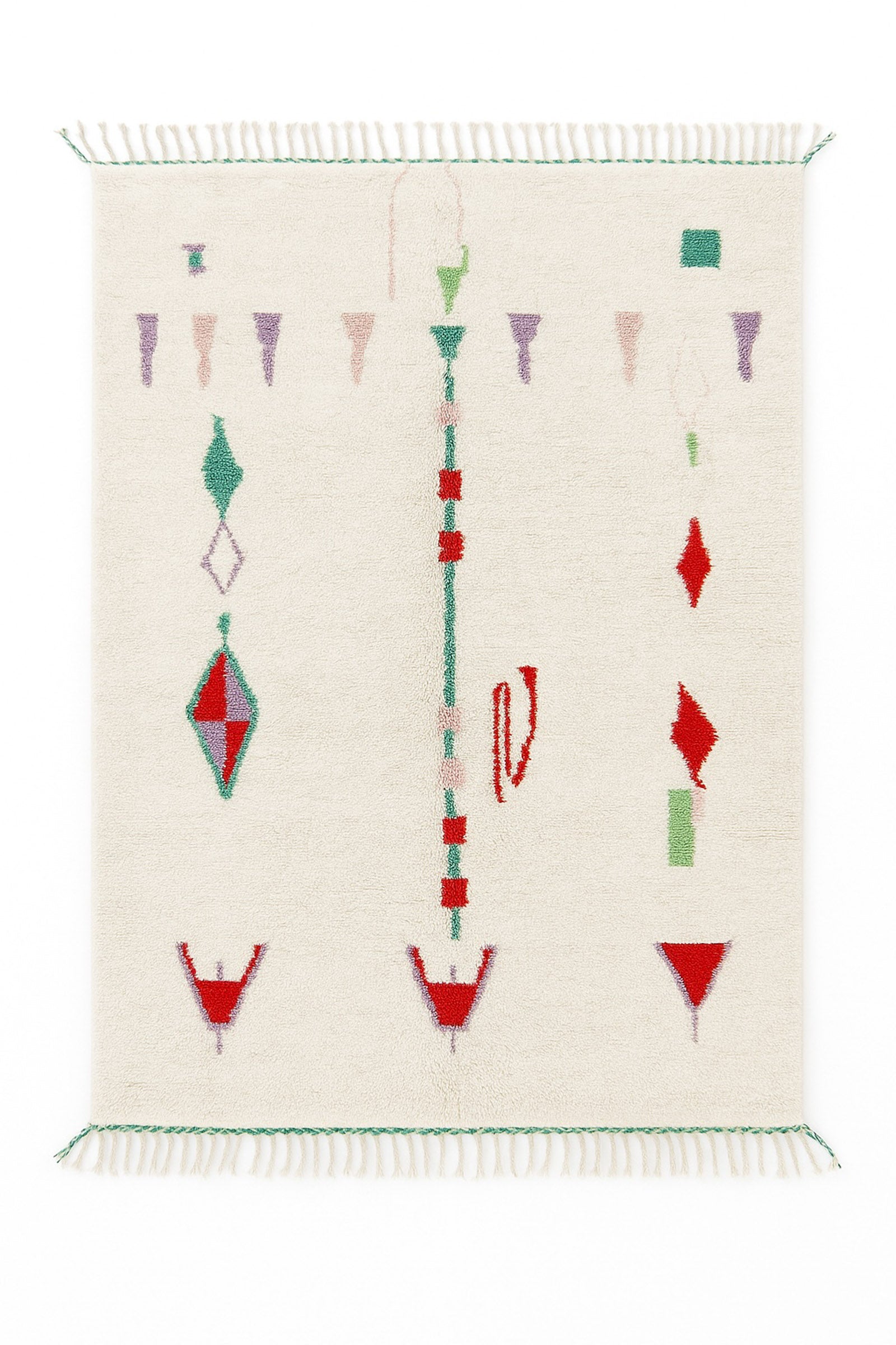 Farbenfroher Berberteppich 150 x 279 cm - Nr. 1943