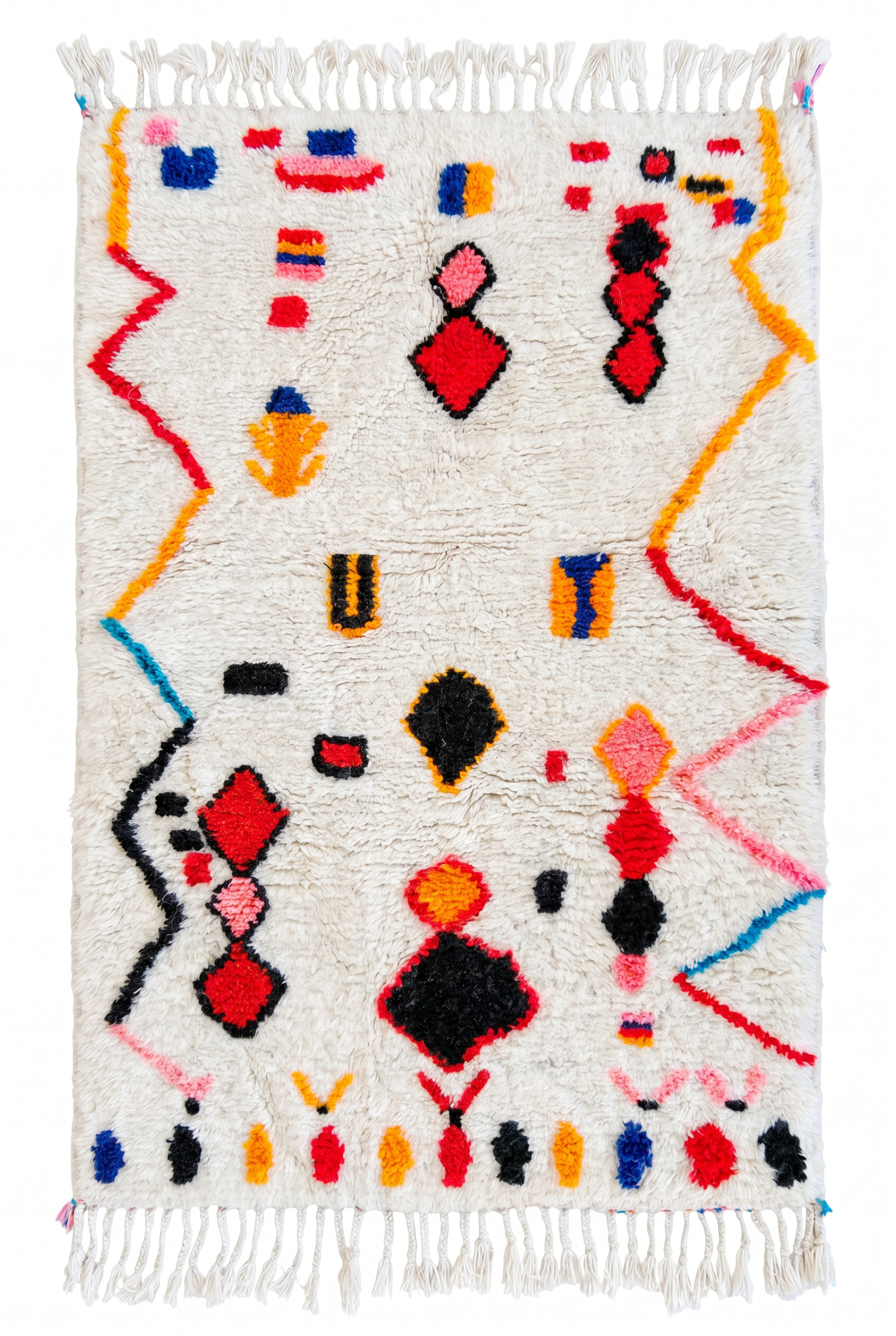 Tapis berbère coloré 101 x 172 cm - n°2429