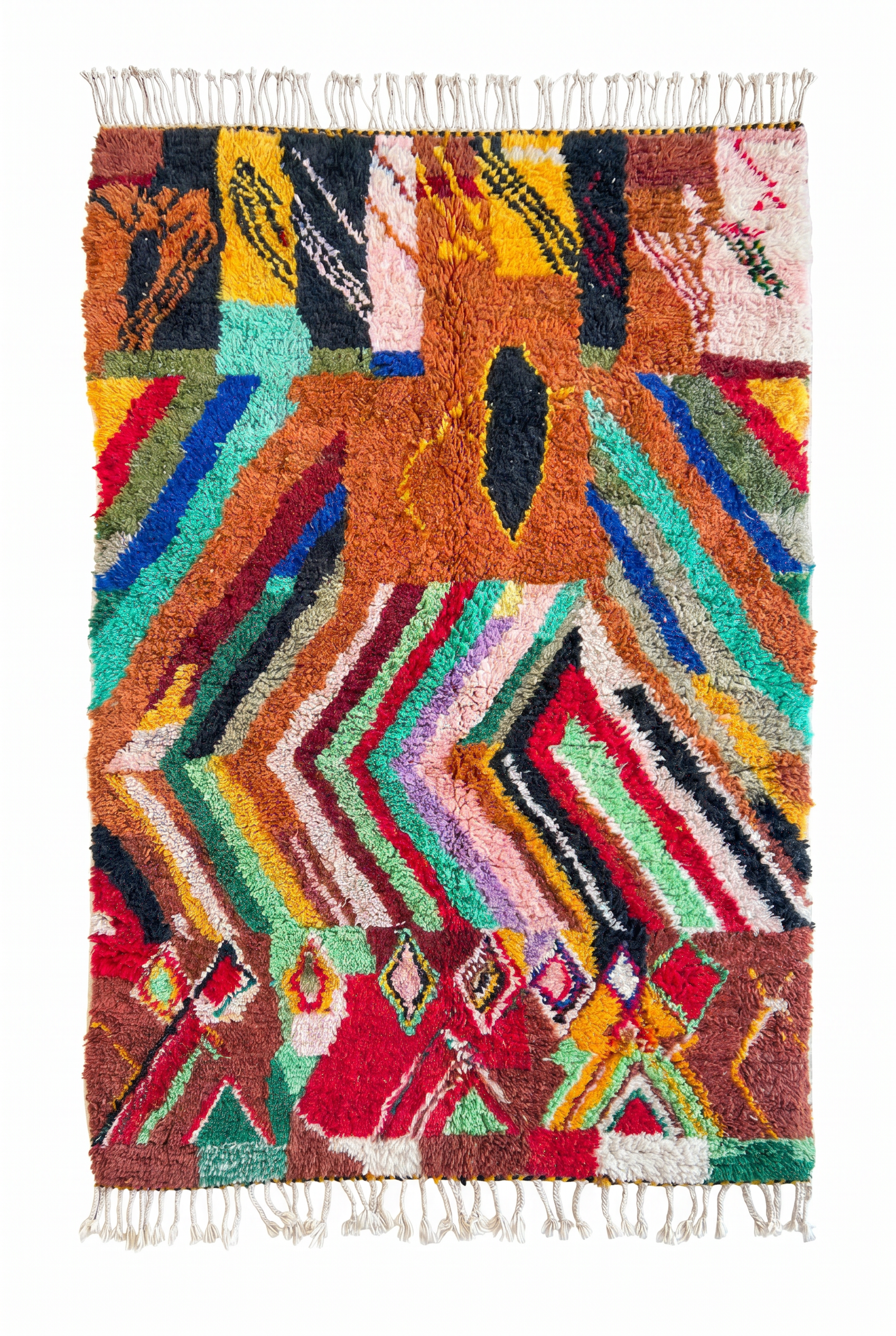 Tapis berbère coloré 144 x 270 cm - n°1930