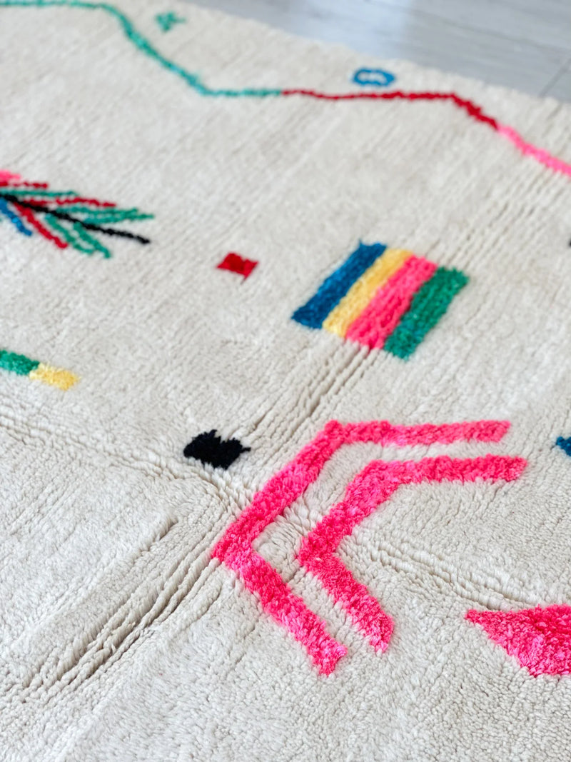 Colorful Berber carpet - n°540