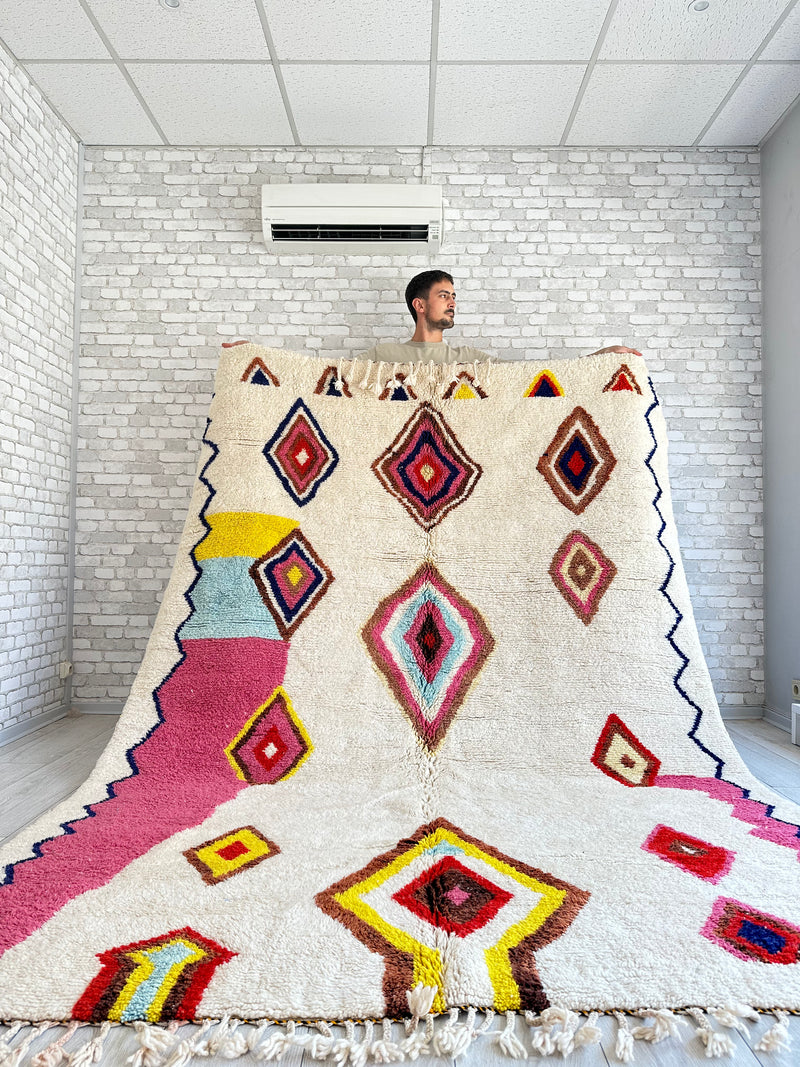 Colorful Berber rug 203 x 310 cm - n°509