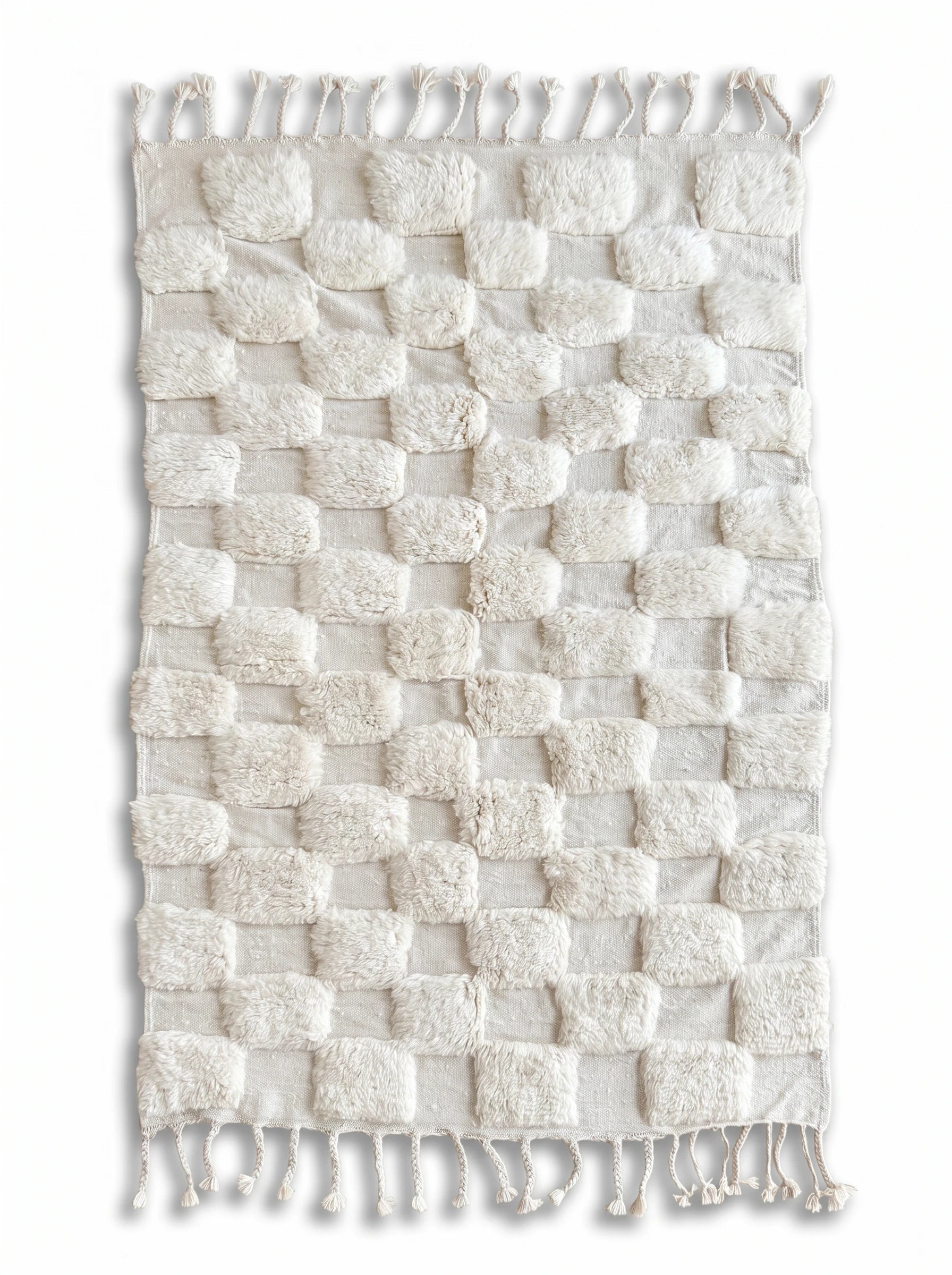Tapis Beni Ouarain 142 x 295 cm, tapis berbère fait main en laine | Tamazi