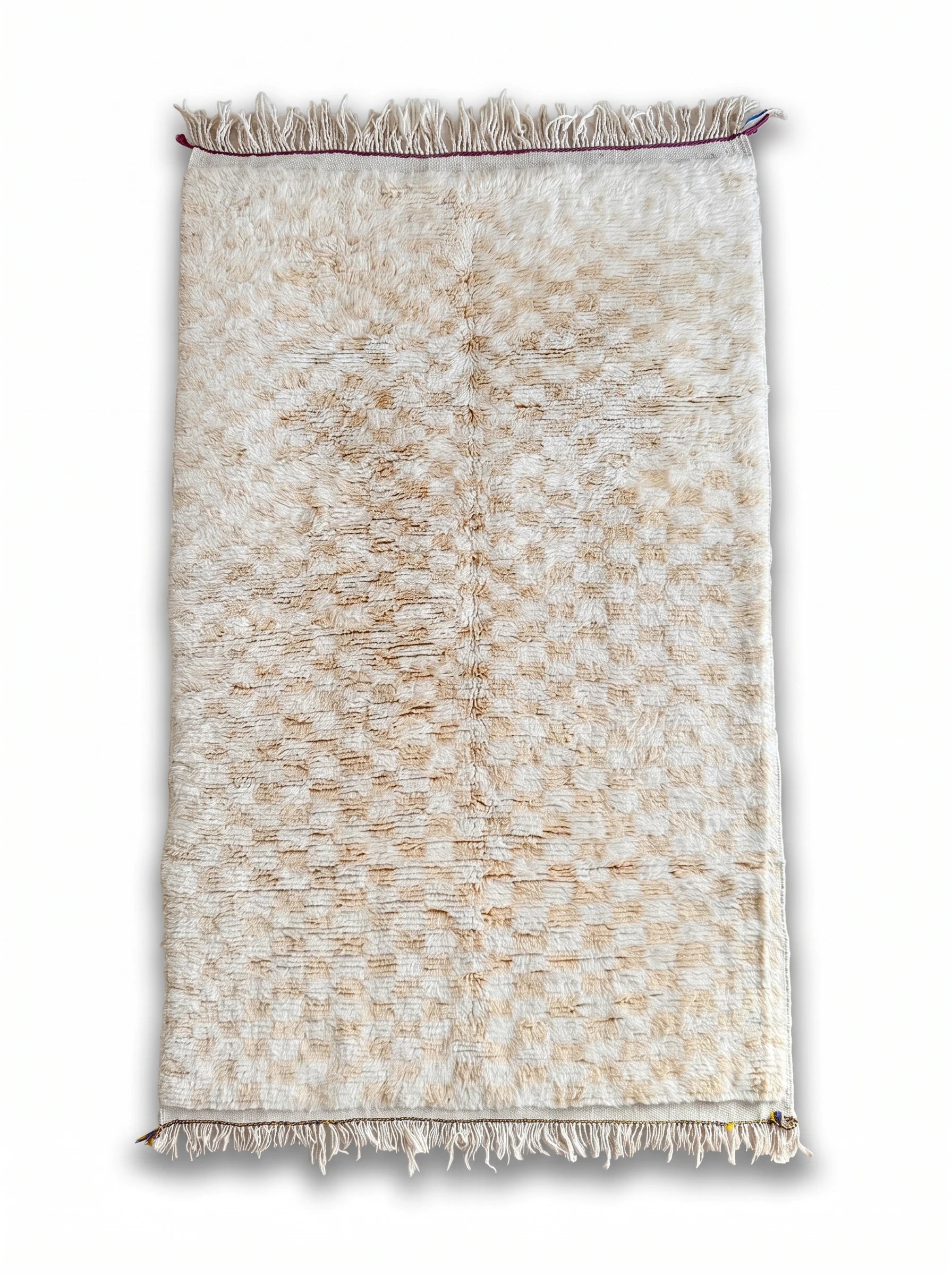 Tapis Beni Ouarain 153 x 288 cm, tapis berbère fait main en laine | Tamazi