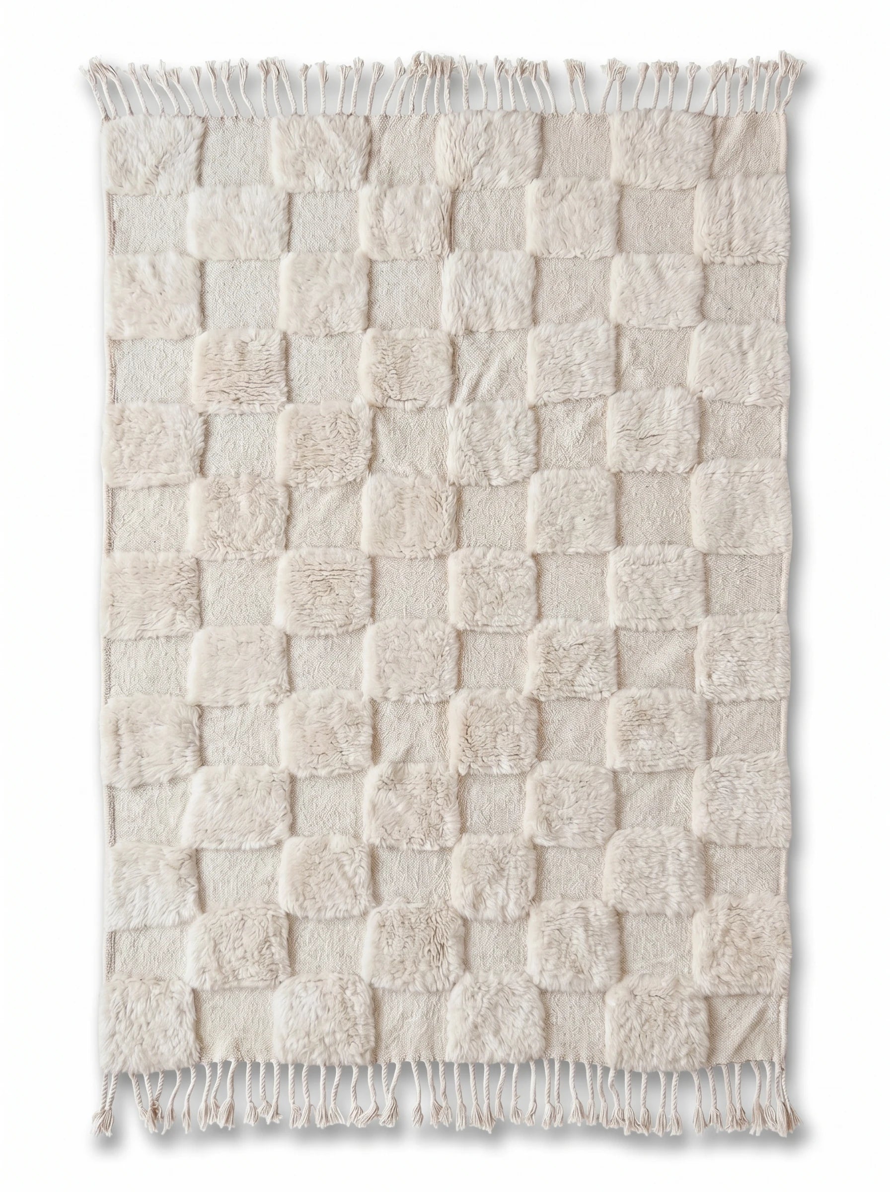 Tapis Beni Ouarain 154 x 240 cm, tapis berbère fait main en laine | Tamazi