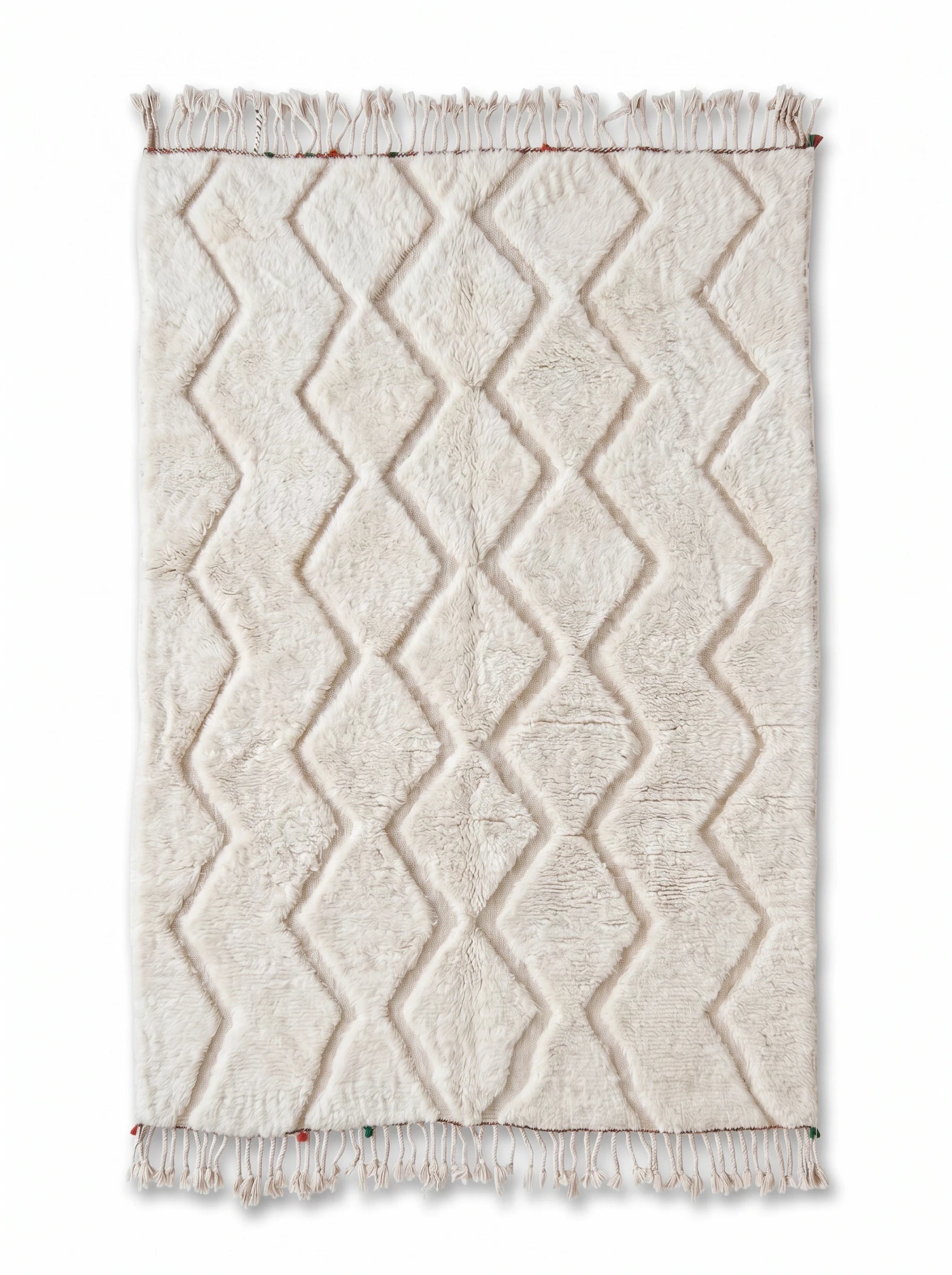 Tapis Beni Ouarain 157 x 283 cm, tapis berbère fait main en laine | Tamazi