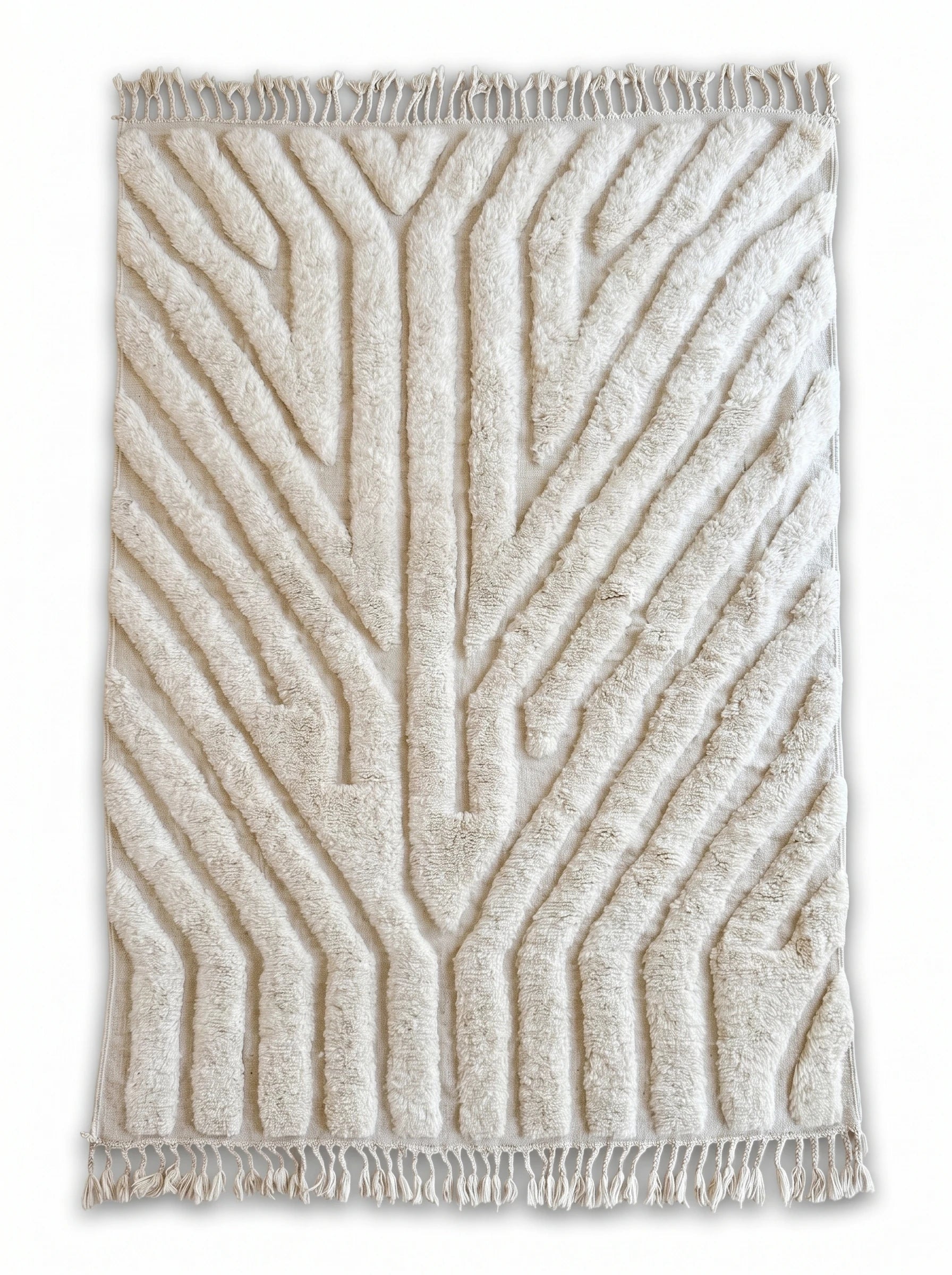 Tapis Beni Ouarain 187 x 330 cm, tapis berbère fait main en laine | Tamazi