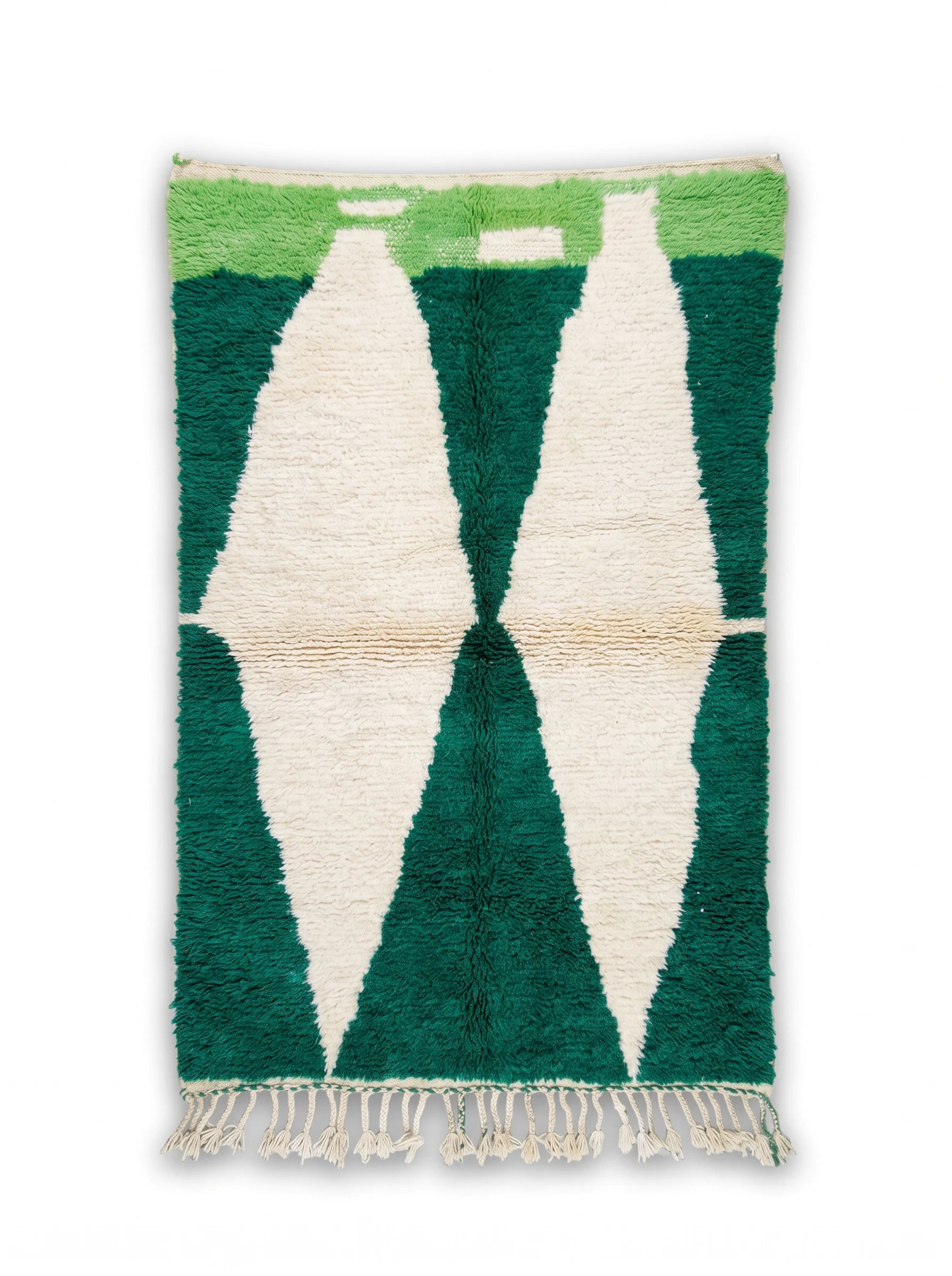 Tapis berbère coloré 103 x 184 cm, fait main en laine | Tamazi