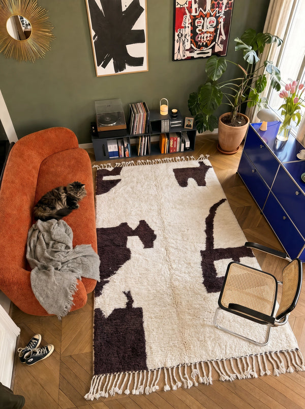 Tapis berbère coloré 147 x 289 cm - n°2656