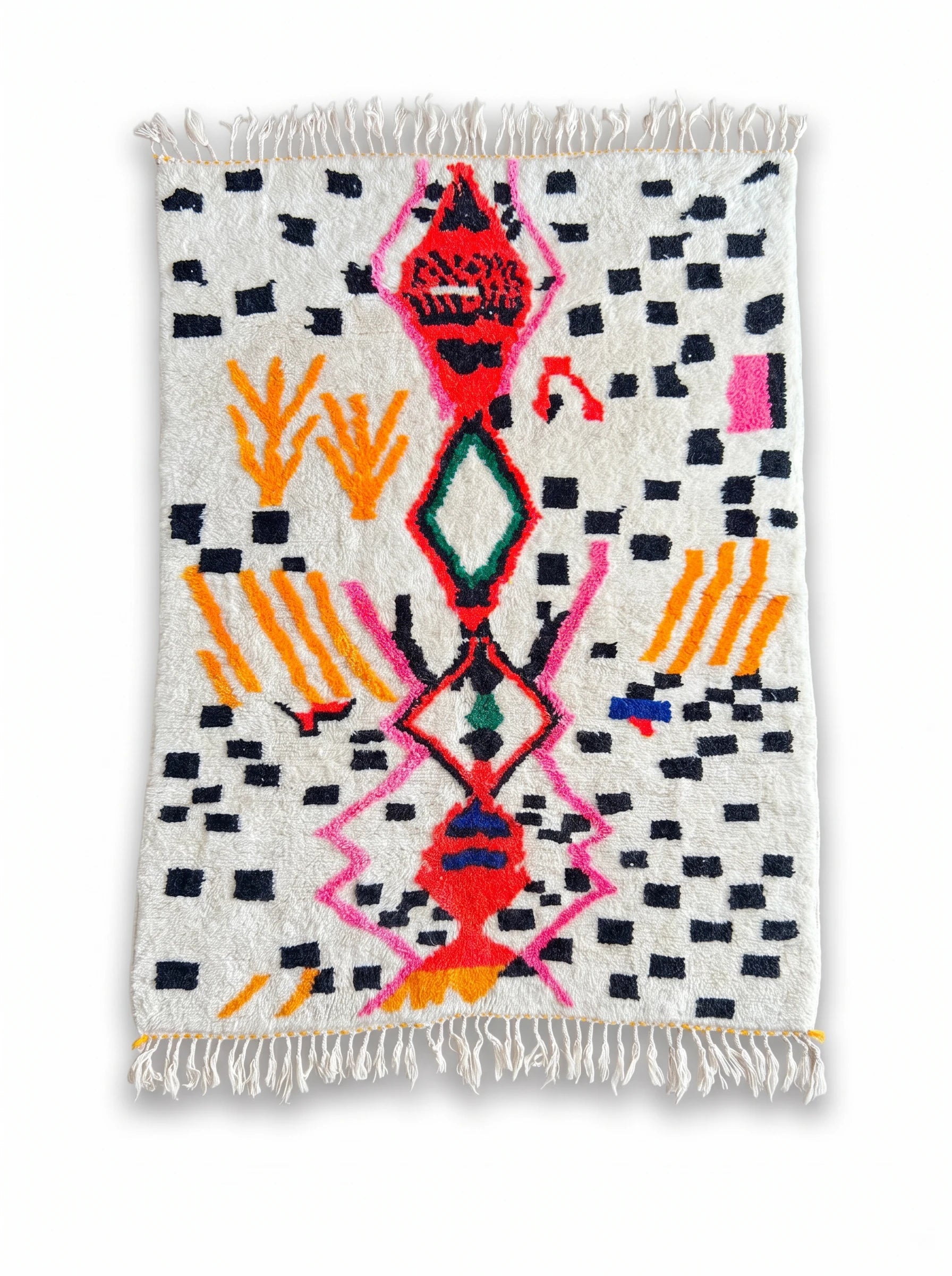 Tapis berbère coloré 158 x 256 cm, fait main en laine | Tamazi