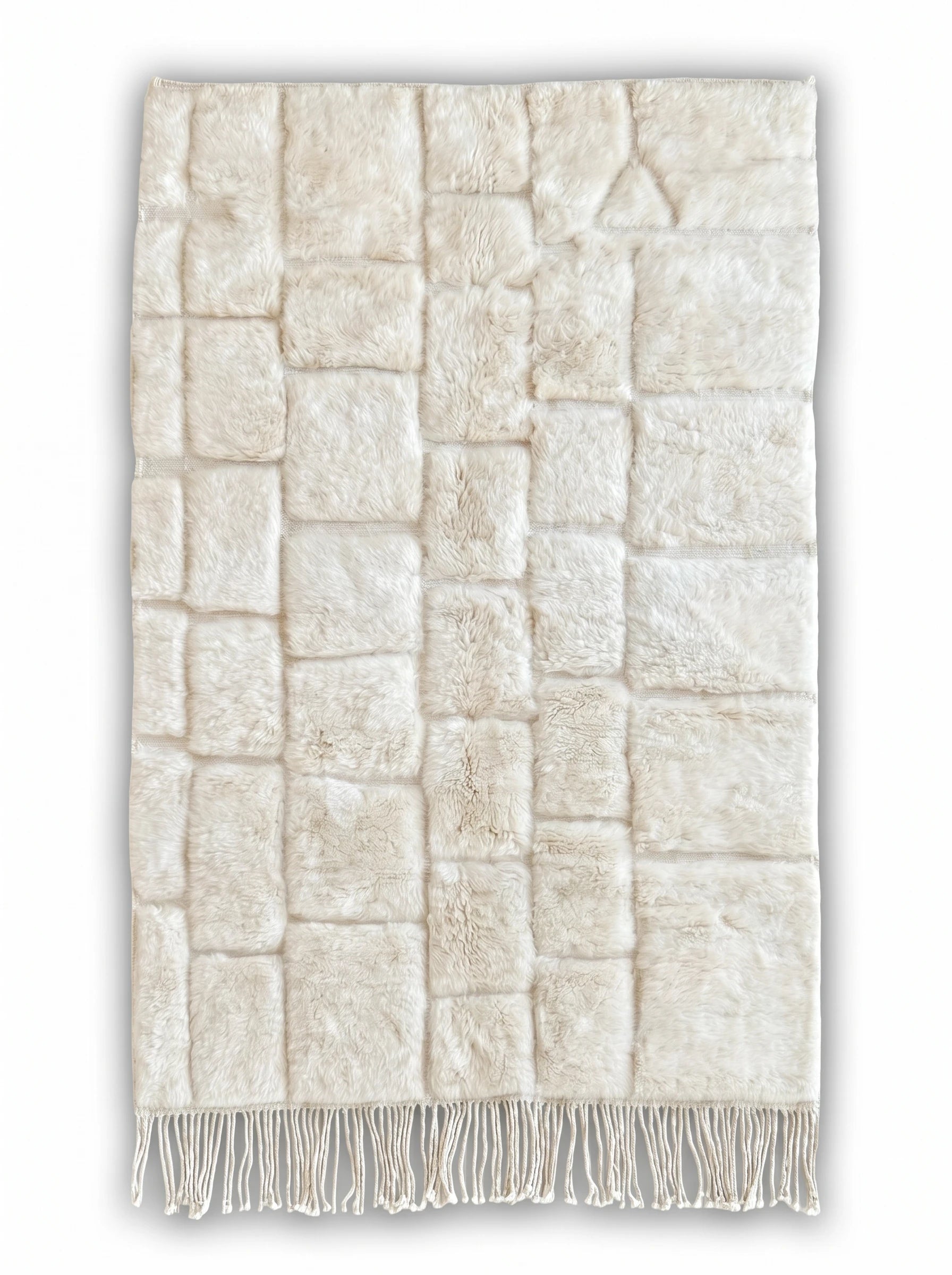Tapis M'rirt 144 x 275 cm, tapis berbère fait main en laine | Tamazi