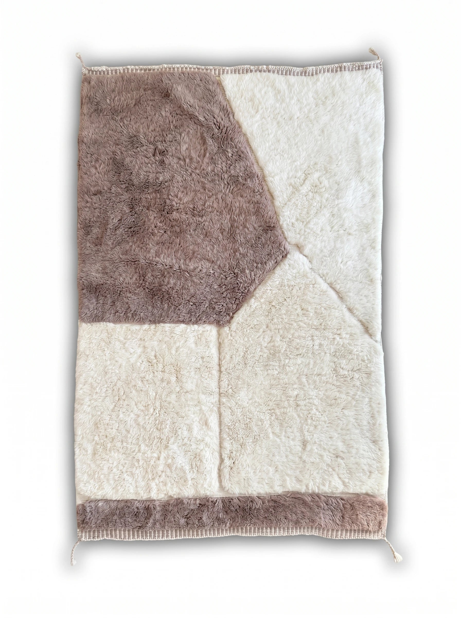 Tapis M'rirt 150 x 246 cm, tapis berbère fait main en laine | Tamazi