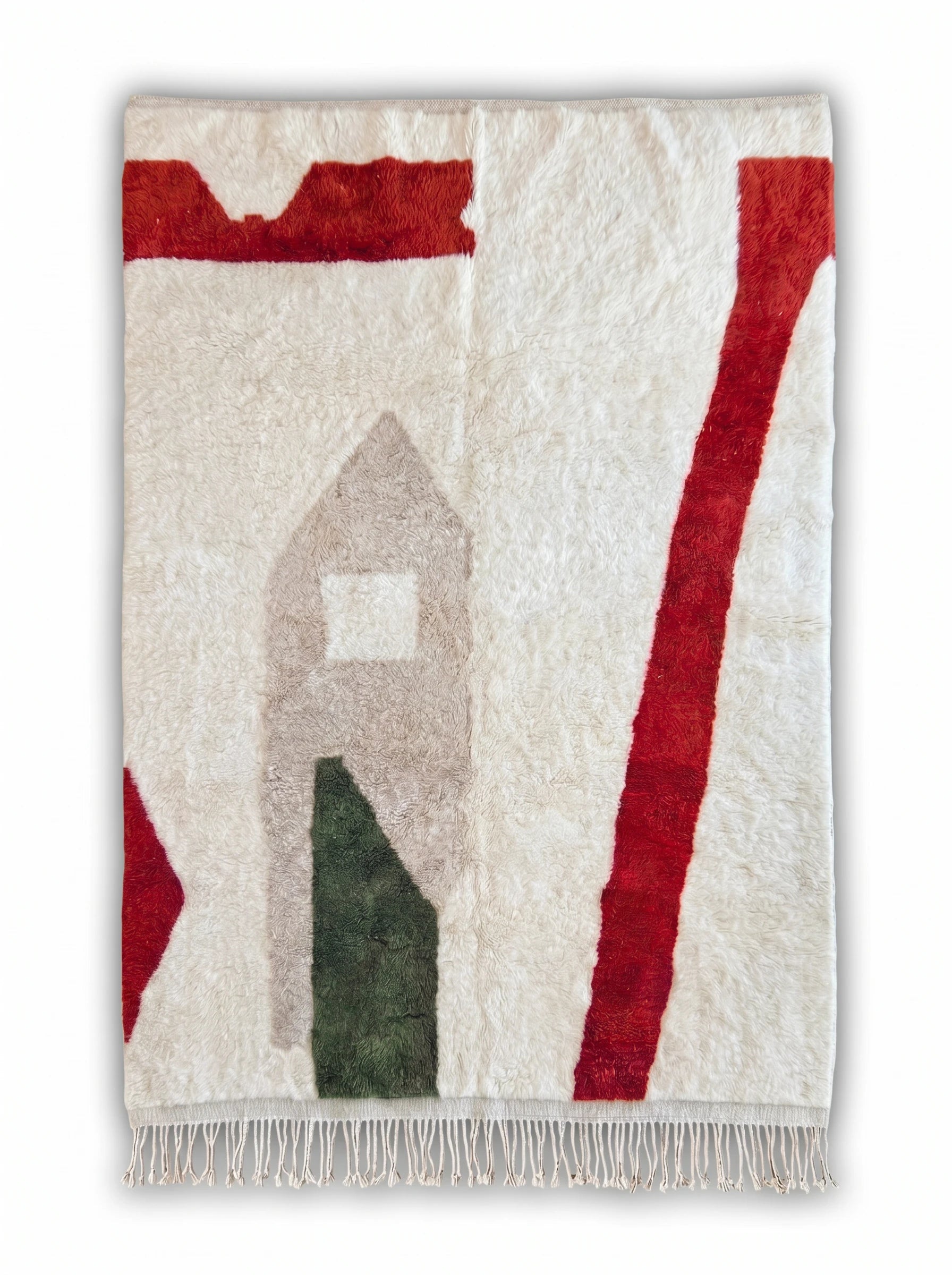 Tapis M'rirt 205 x 310 cm, tapis berbère fait main en laine | Tamazi