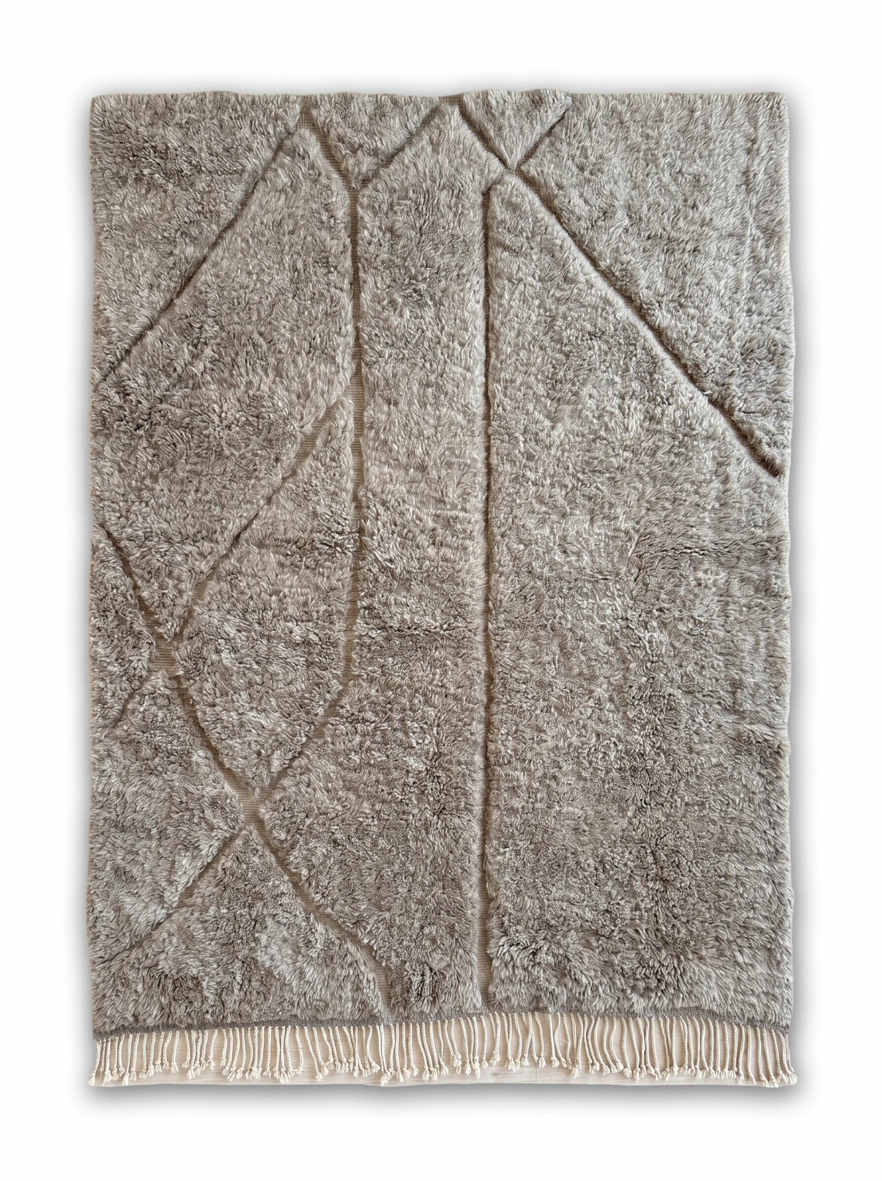Tapis M'rirt 213 x 320 cm, tapis berbère fait main en laine | Tamazi
