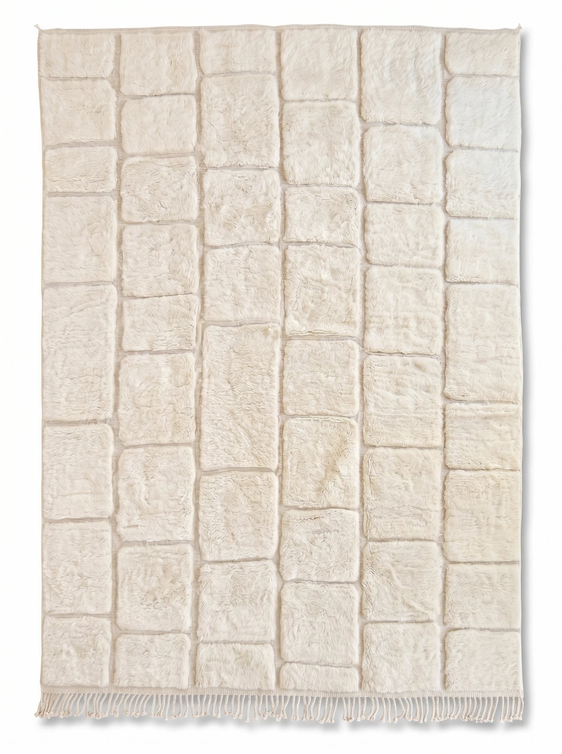 Tapis M'rirt 260 x 368 cm, tapis berbère fait main en laine | Tamazi
