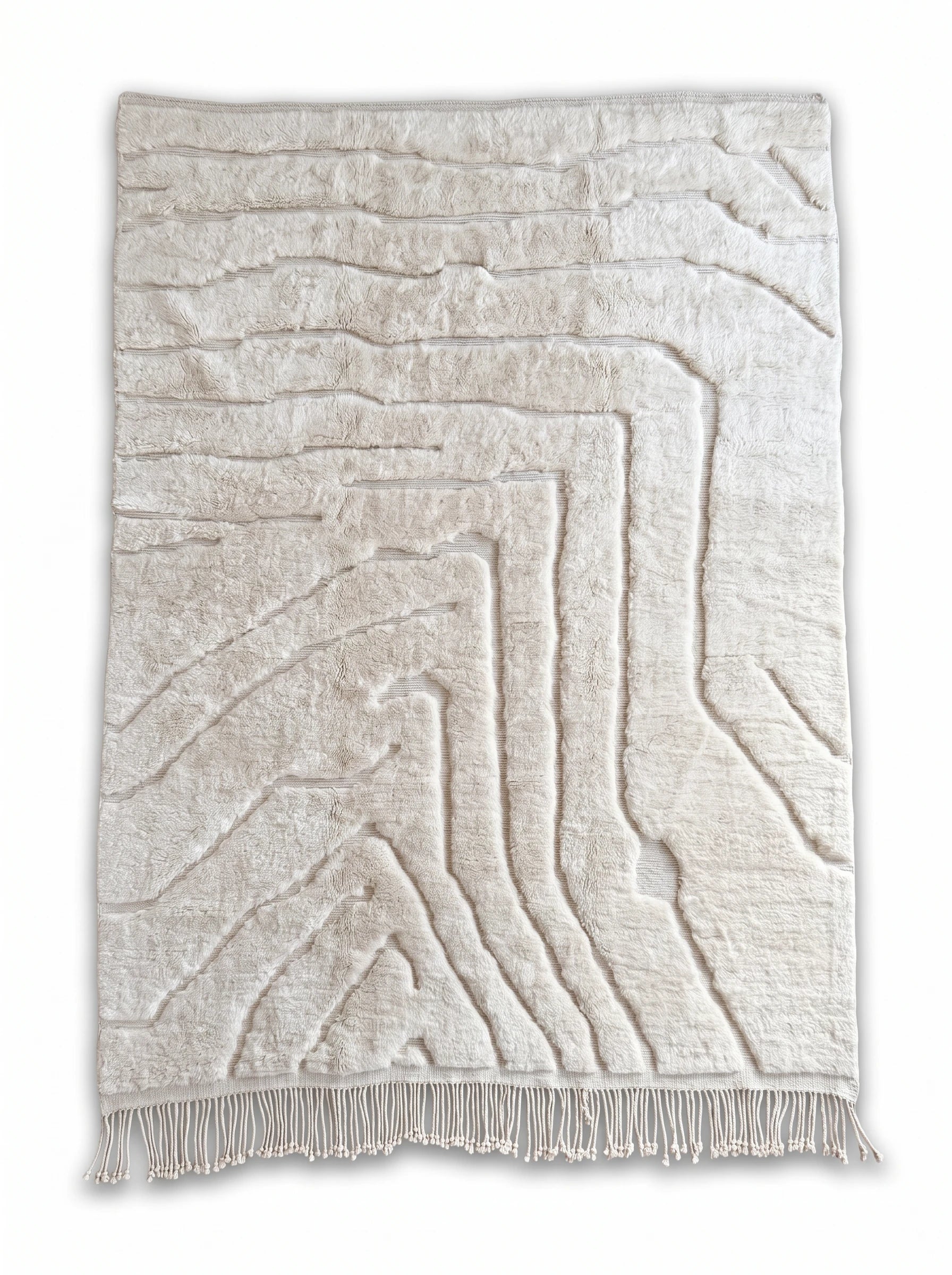 Tapis M'rirt 270 x 384 cm, tapis berbère fait main en laine | Tamazi