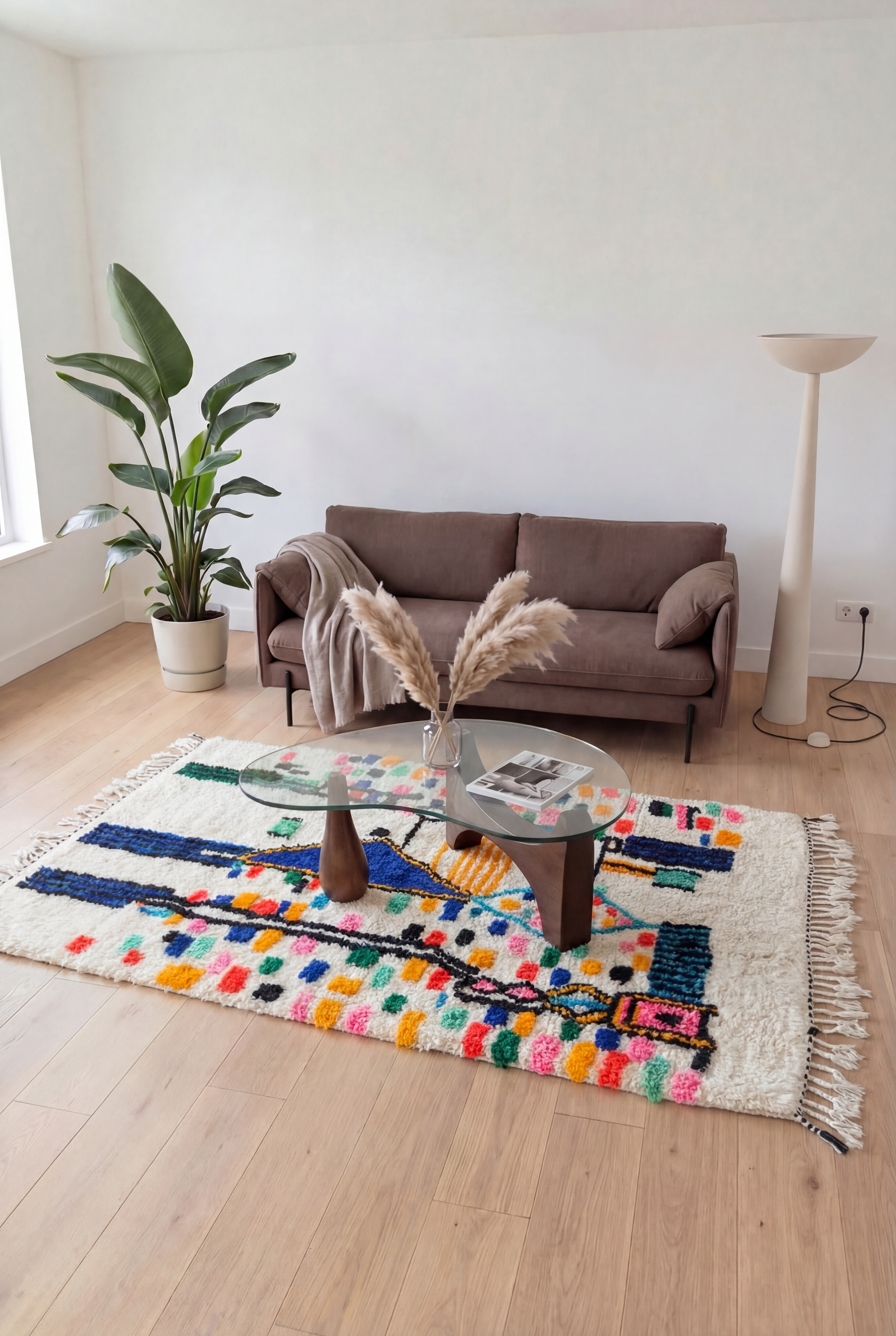 Tapis berbère coloré 153 x 267 cm - n°2489