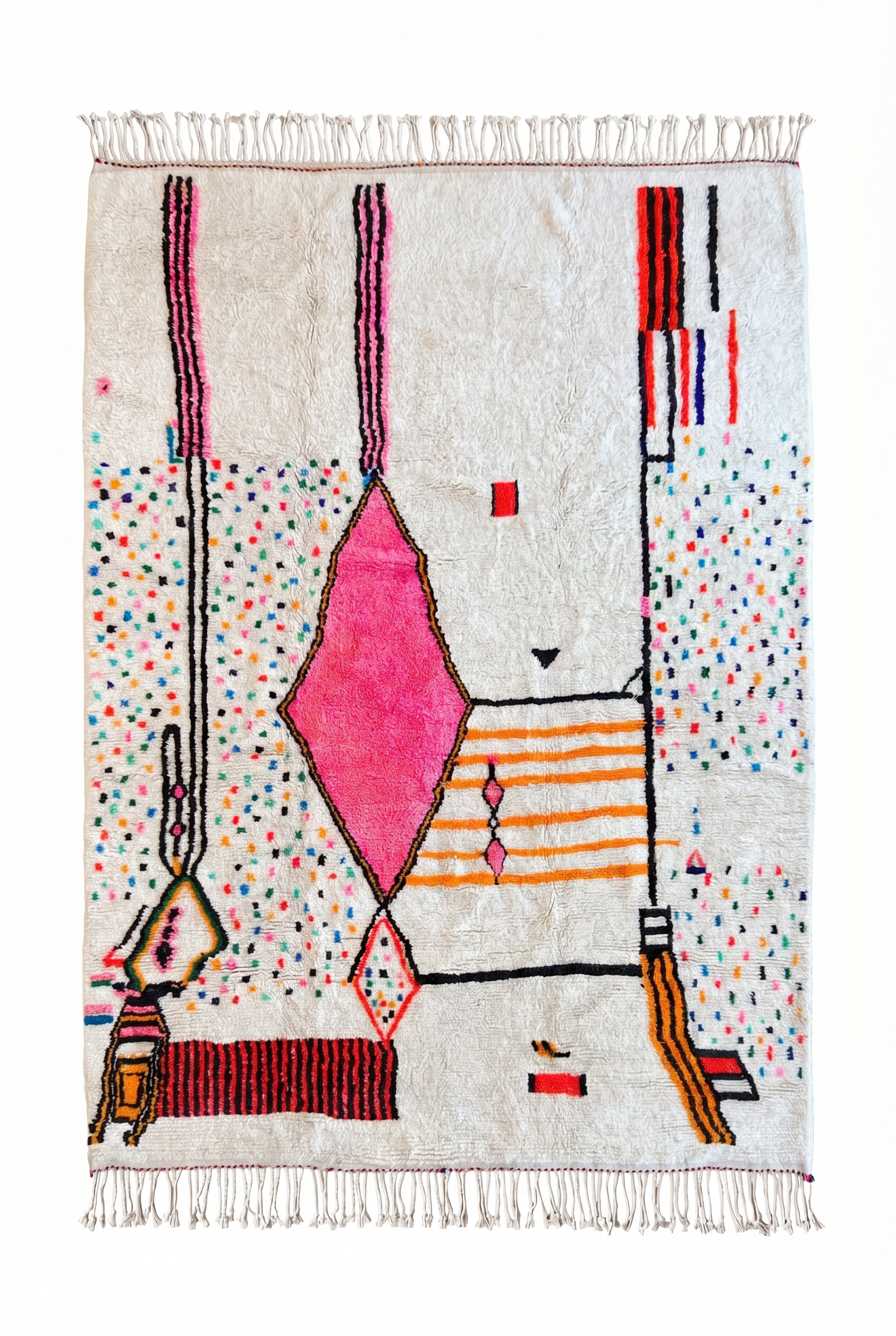 Tapis berbère coloré 255 x 362 cm - n°2541