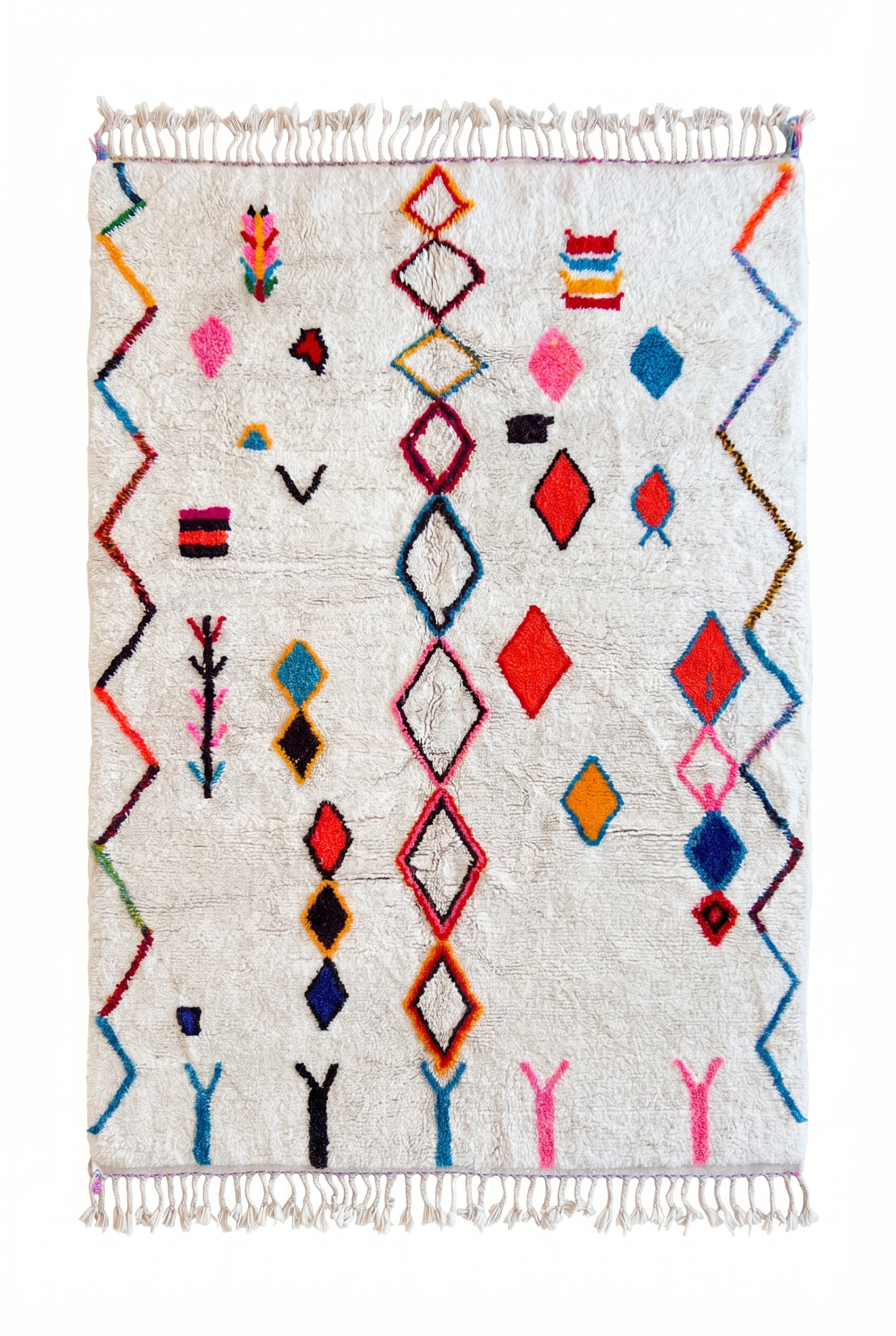 Tapis berbère coloré 199 x 320 cm - n°2557