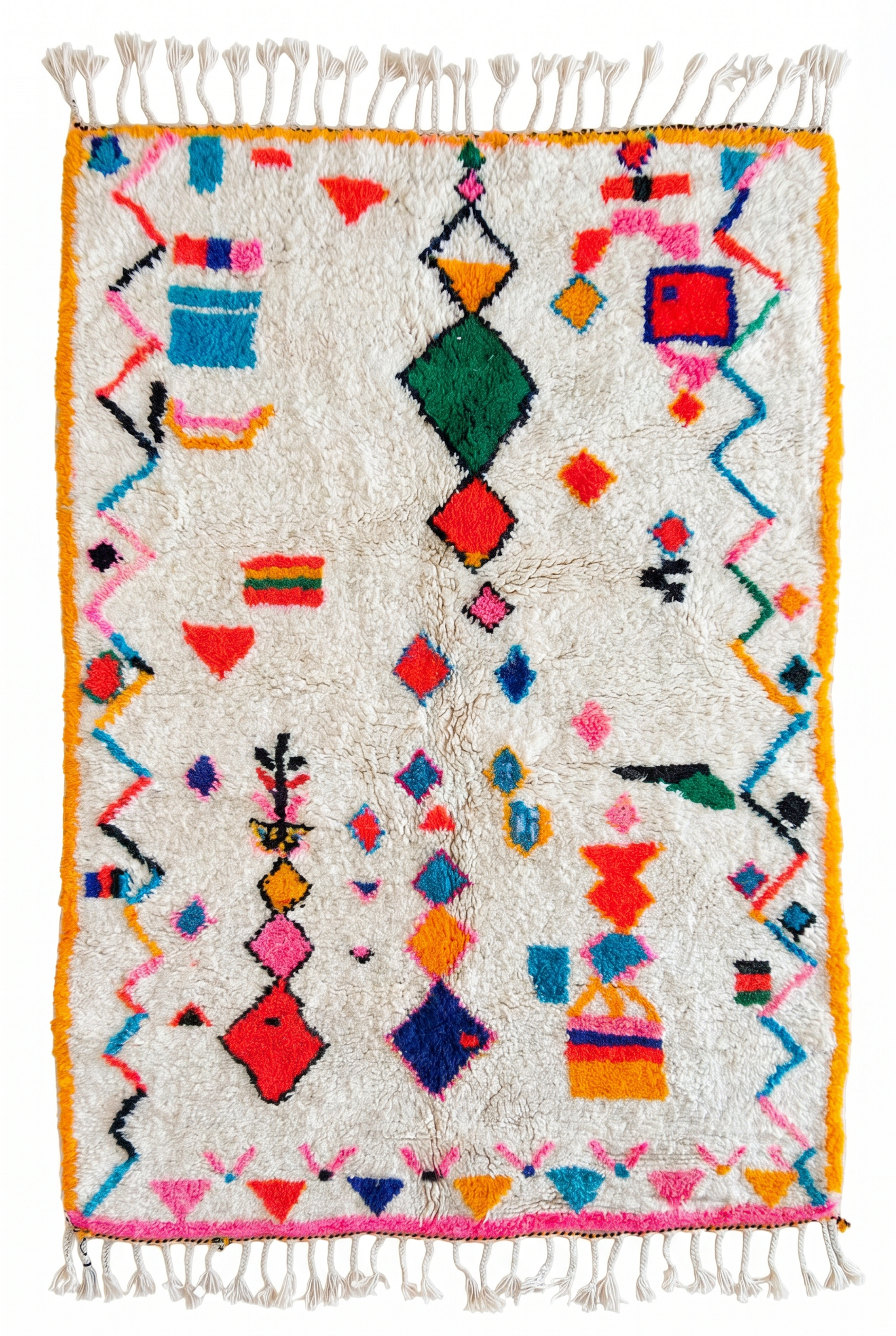 Tapis berbère coloré 147 x 233 cm - n°2570