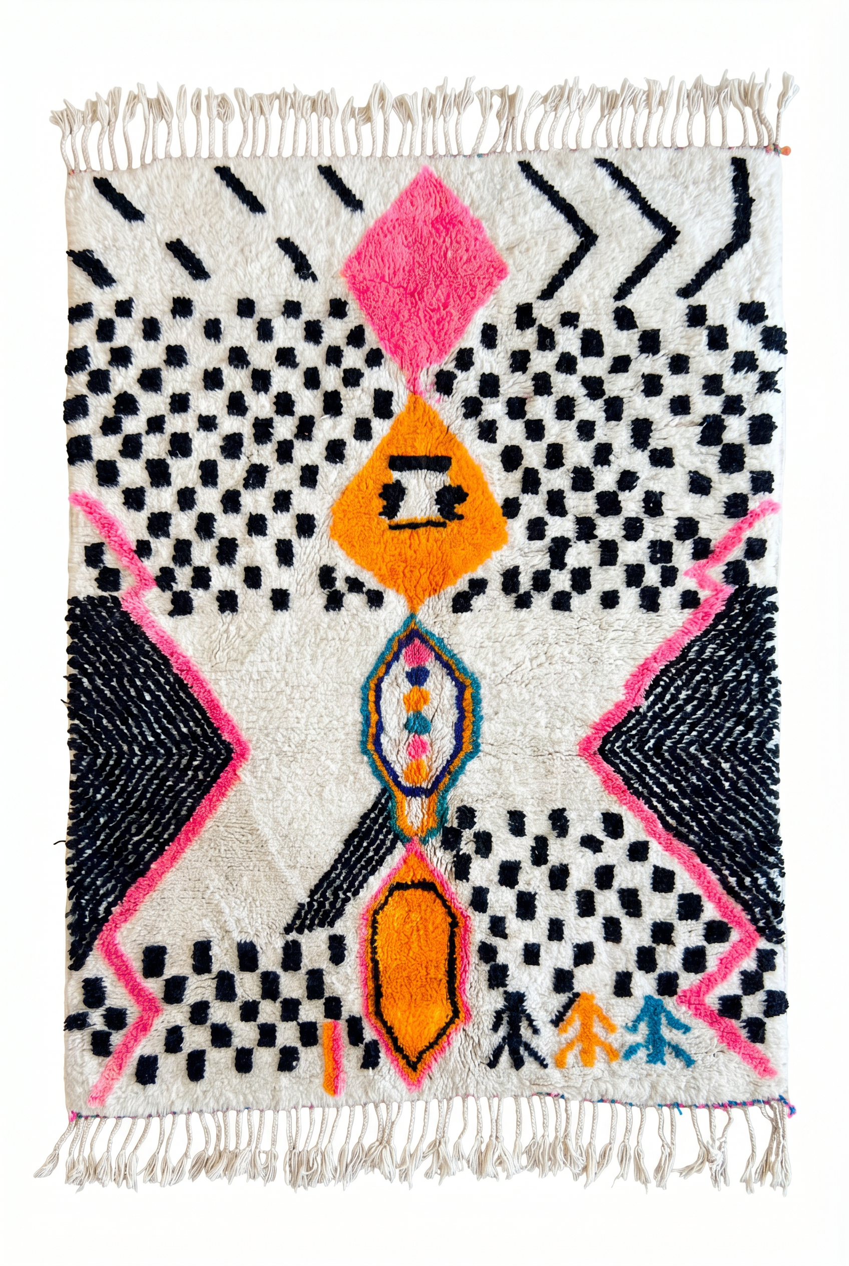 Tapis berbère coloré 153 x 231 cm - n°2538