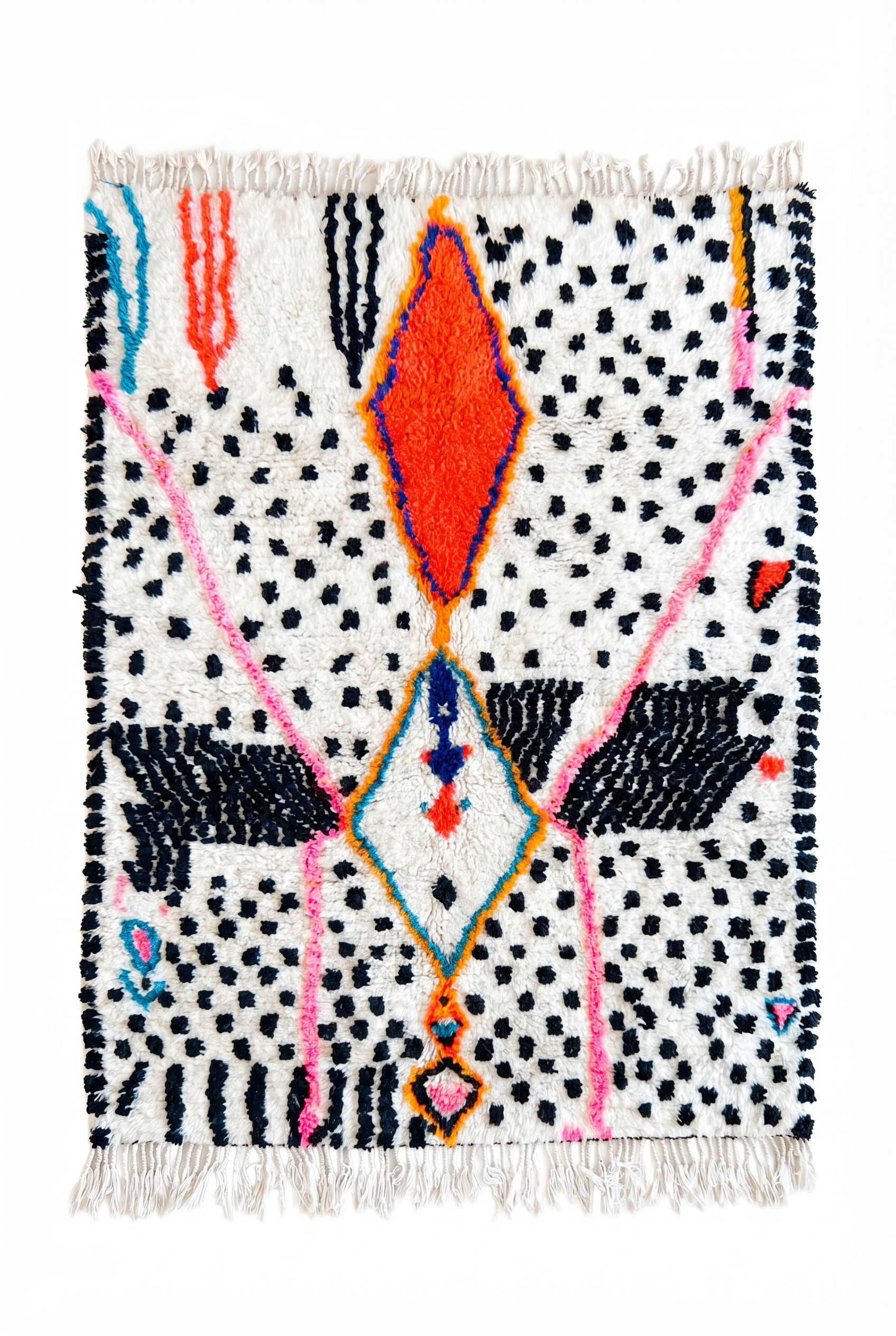 Tapis berbère coloré 157 x 220 cm - n°2492