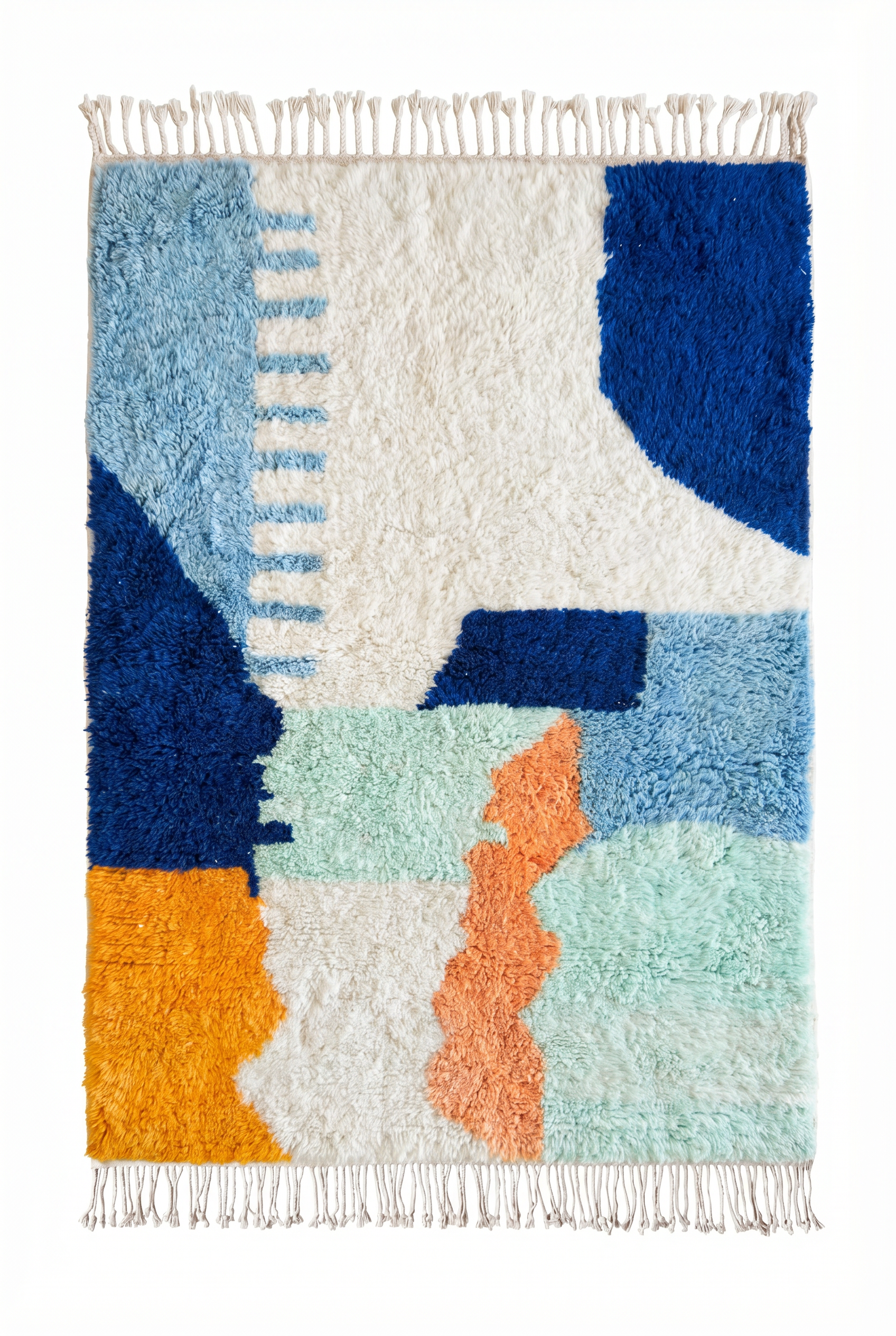 Tapis berbère coloré 124 x 195 cm - n°2523