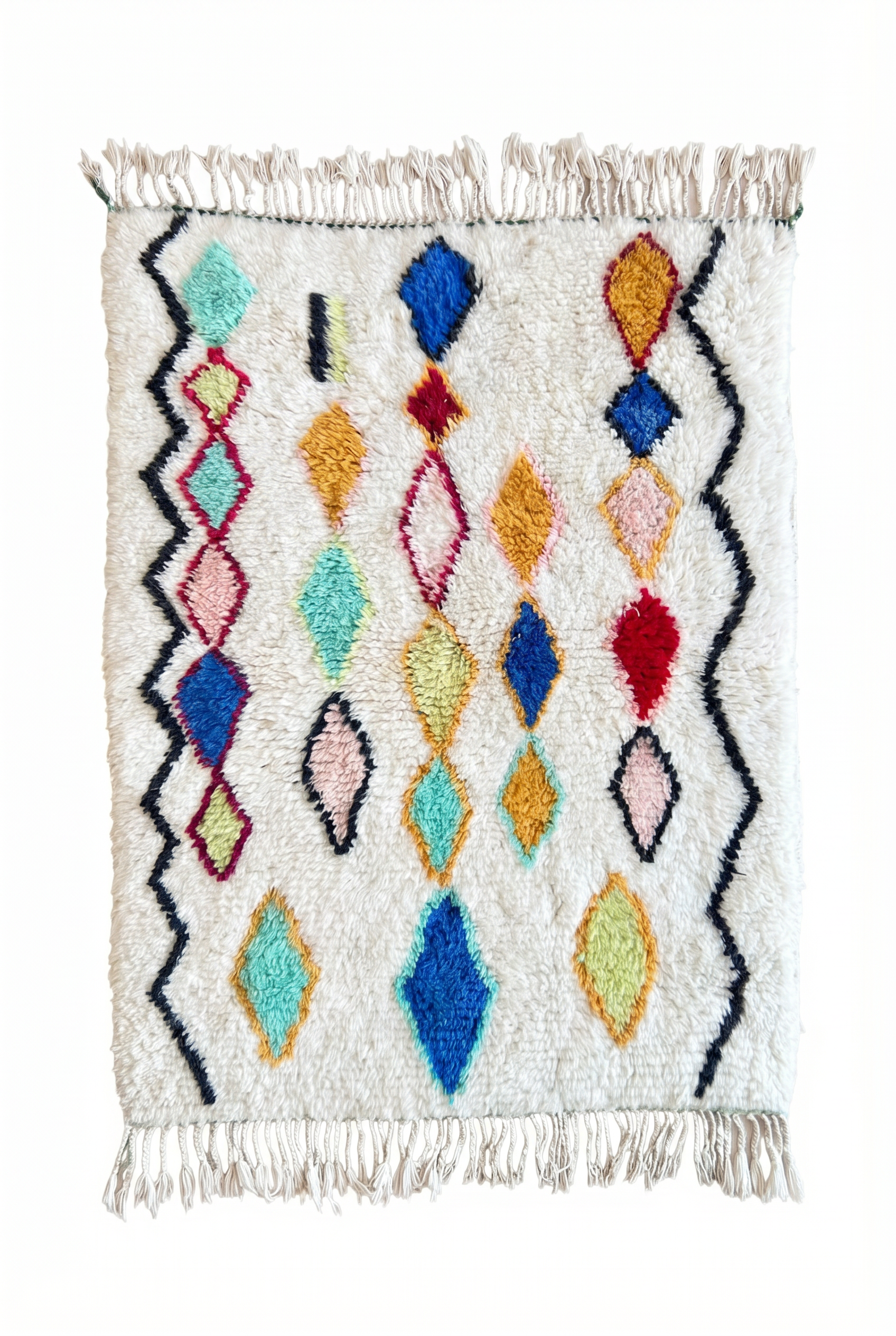 Tapis berbère coloré 112 x 167 cm - n°2531