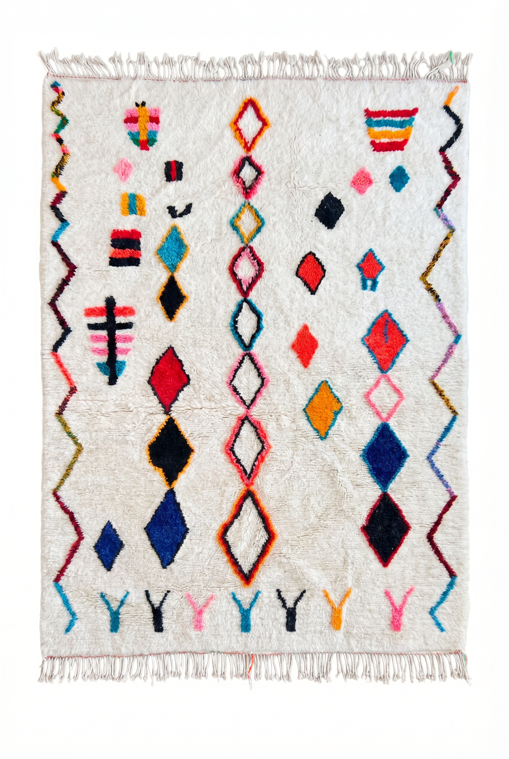Tapis berbère coloré 210 x 327 cm - n°2477