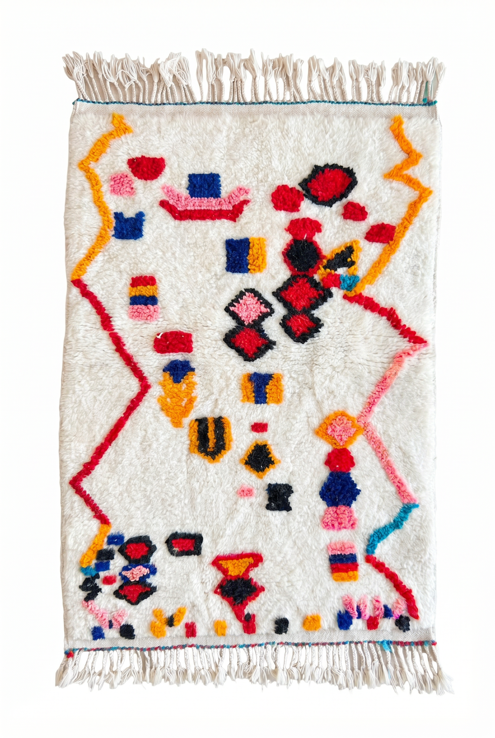 Tapis berbère coloré 98 x 166 cm - n°2488